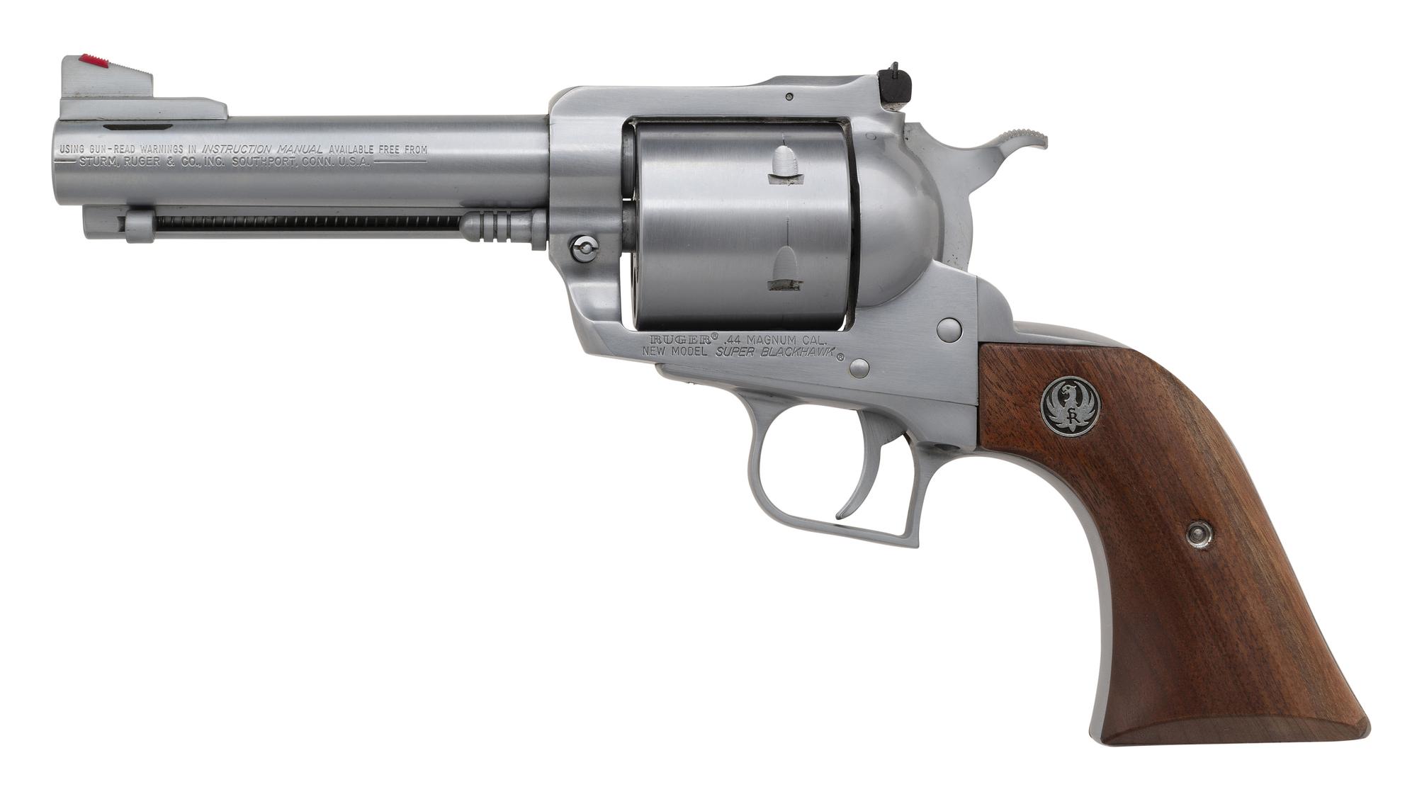 *Ruger New Model Super Blackhawk Stainless .44 Magnum Revolver with Ported Barrel