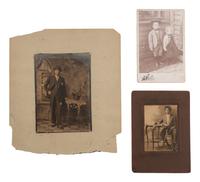 [African Americana] Group of 6 Photos of African American Subjects, incl. Graduates. Late 19th-early 20th century