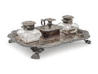 A Silver-Plate Standish