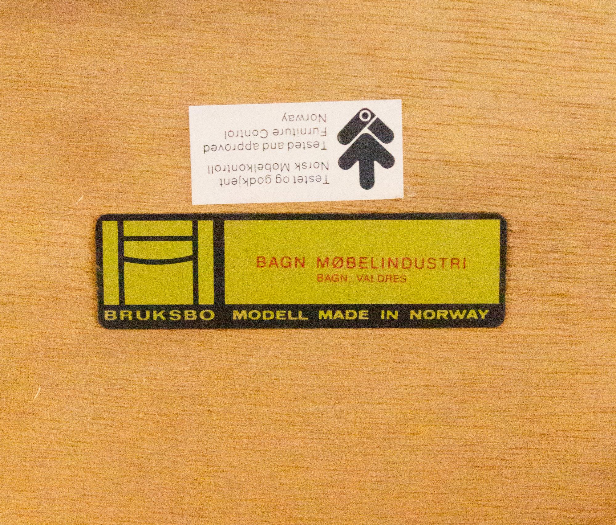 Magazine/Record Rack, c. 1960 Bruksbo, Norway