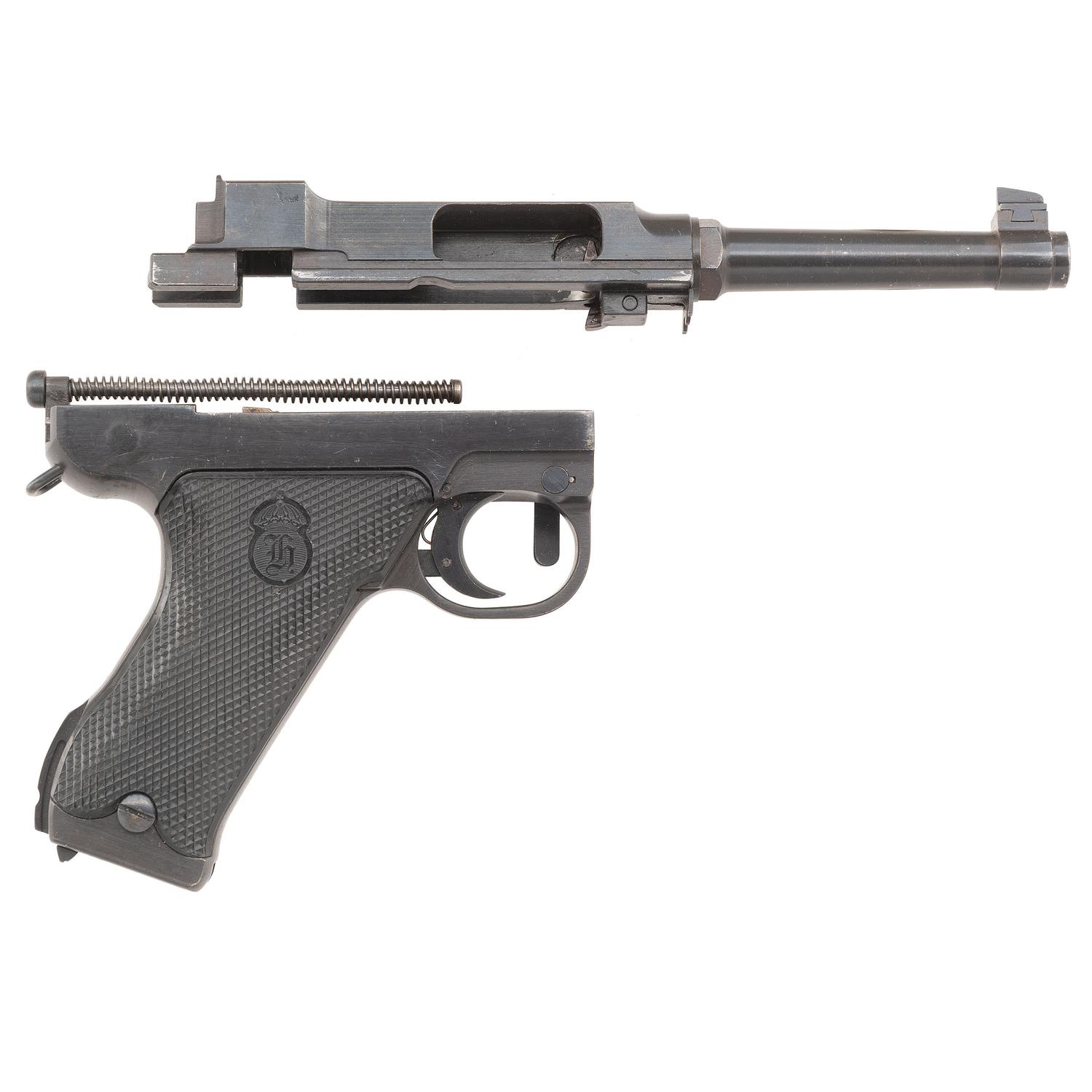 **Incomplete Danish Police Issue Husqvarna Lahti Model 40 Pistol