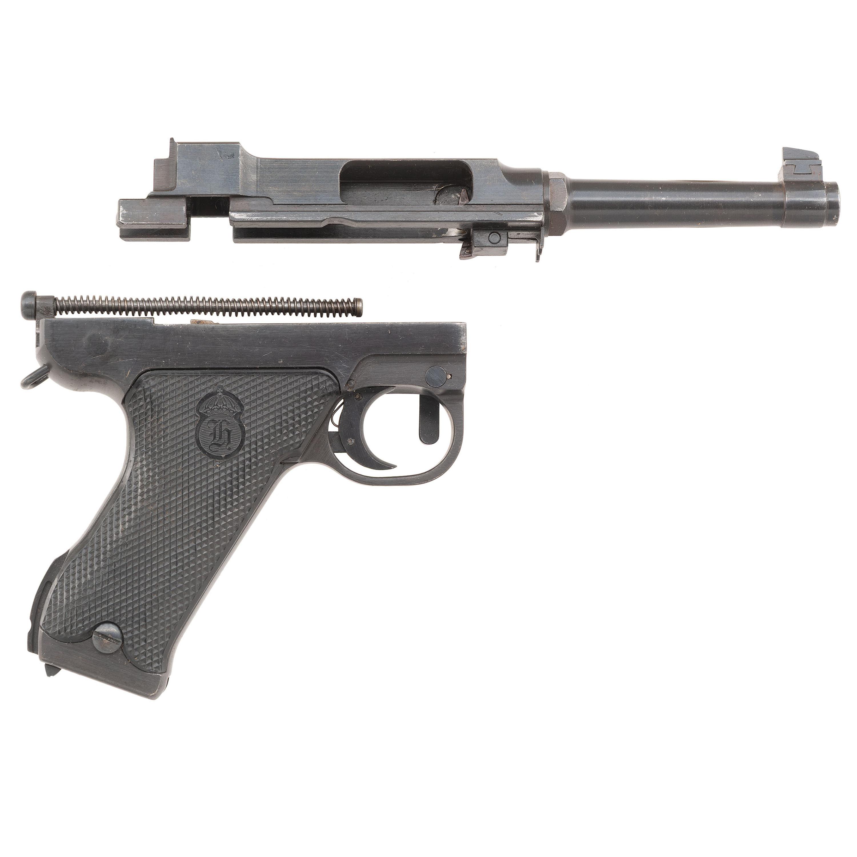 **Incomplete Danish Police Issue Husqvarna Lahti Model 40 Pistol