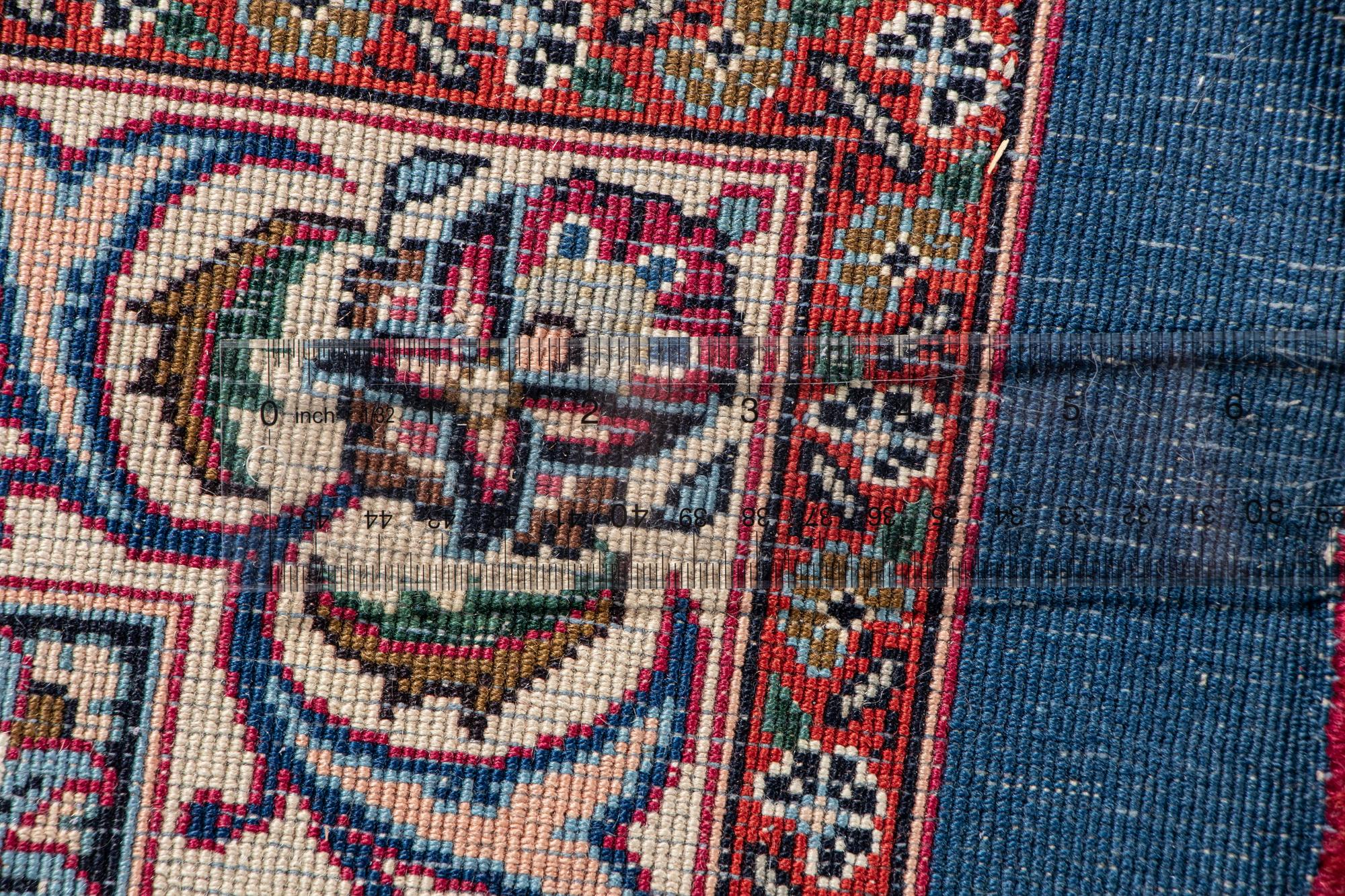 A Meshed Wool Rug