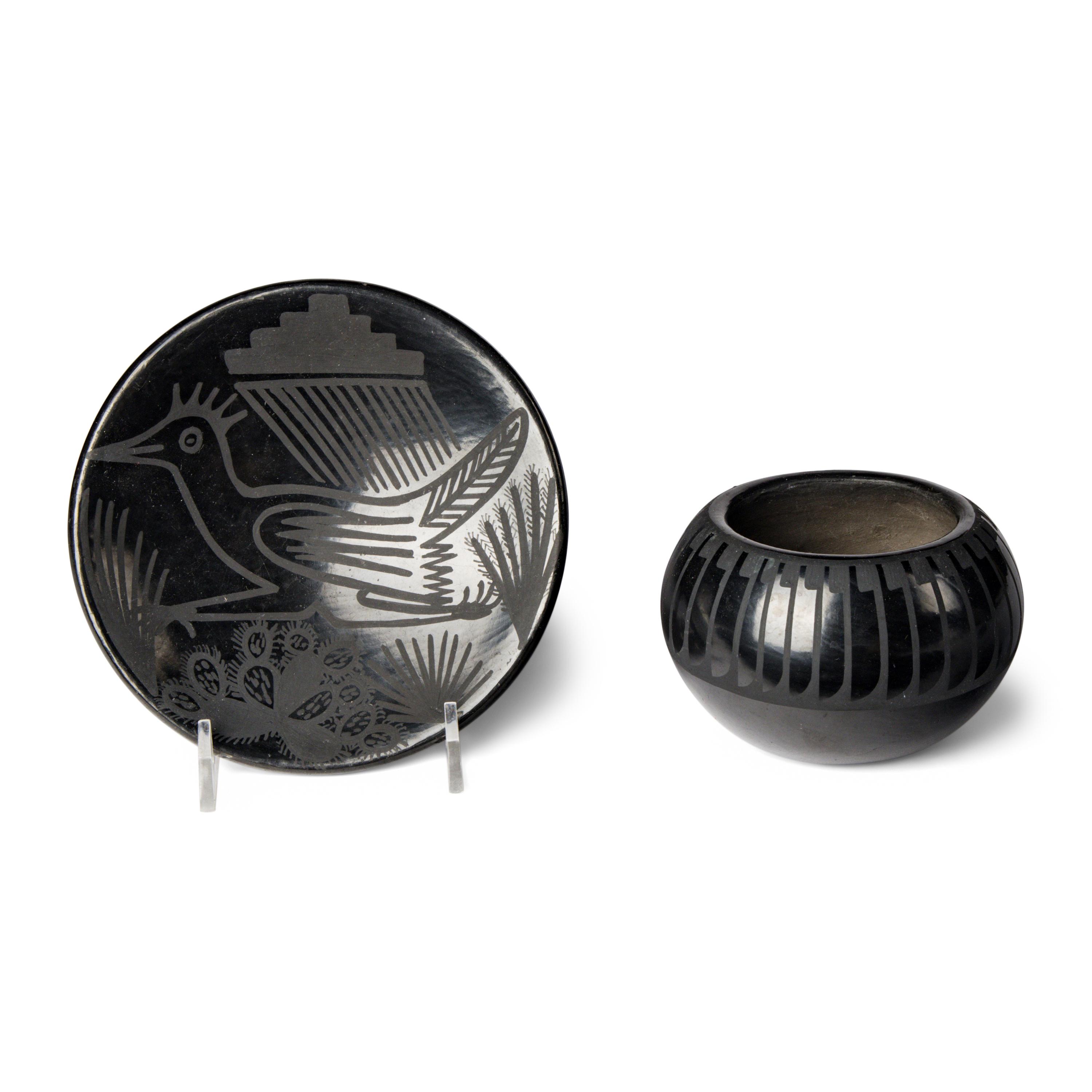 Crucita Calabaza, Blue Corn (San Ildefonso, 1921-1999) — Blackware Pottery