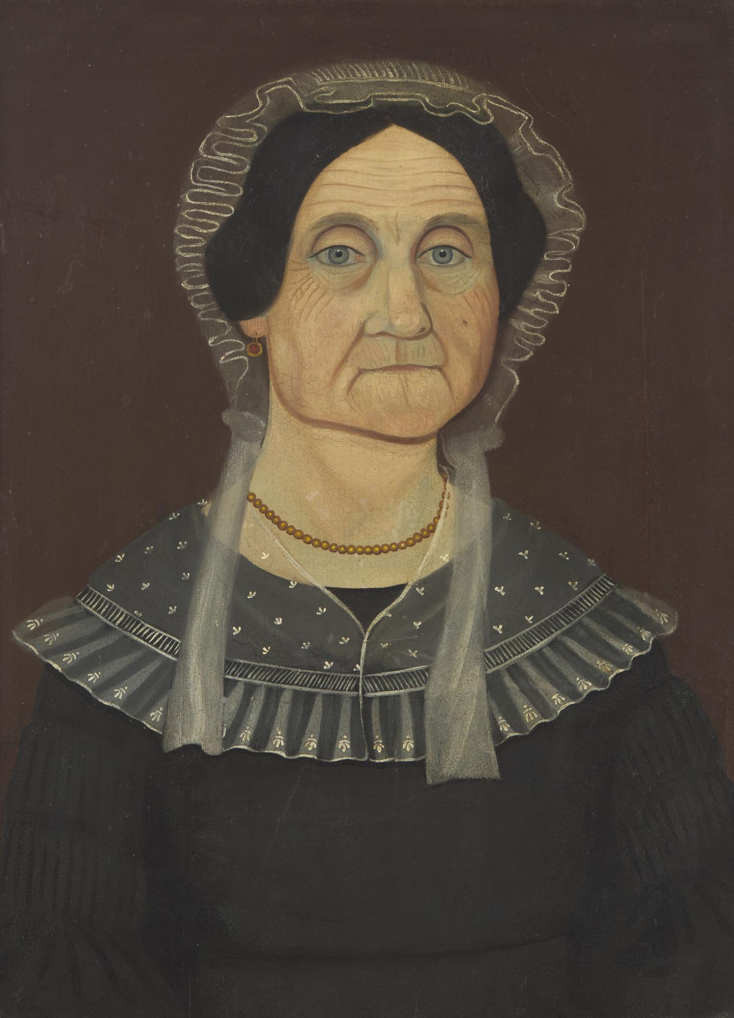 American School 19th Century, A Portrait of a Lady