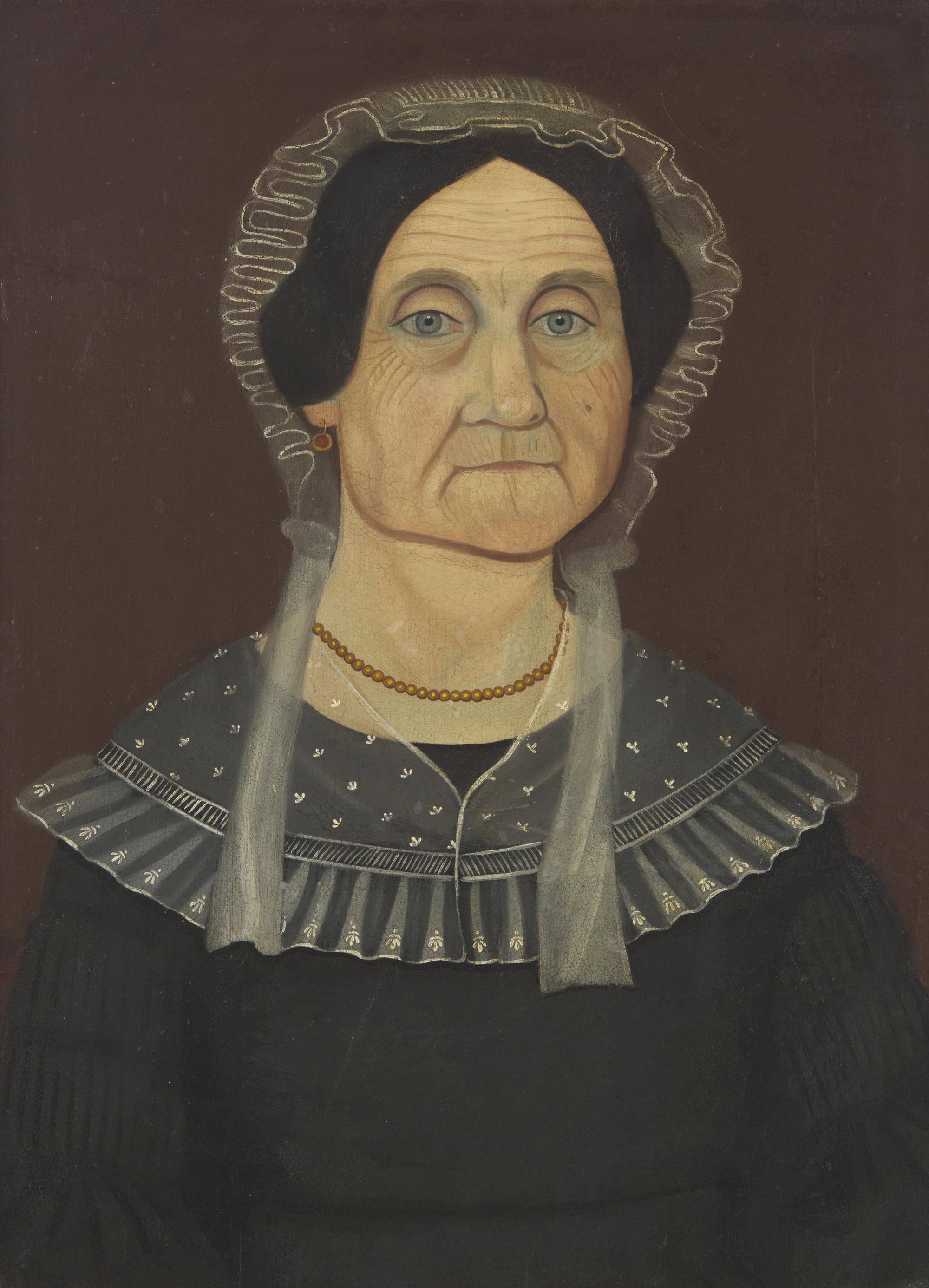 American School 19th Century, A Portrait of a Lady