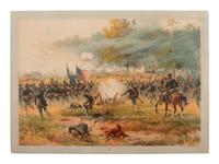 [CIVIL WAR]. Collection of illustrated war-date newspapers, maps, prints, and correspondence.
