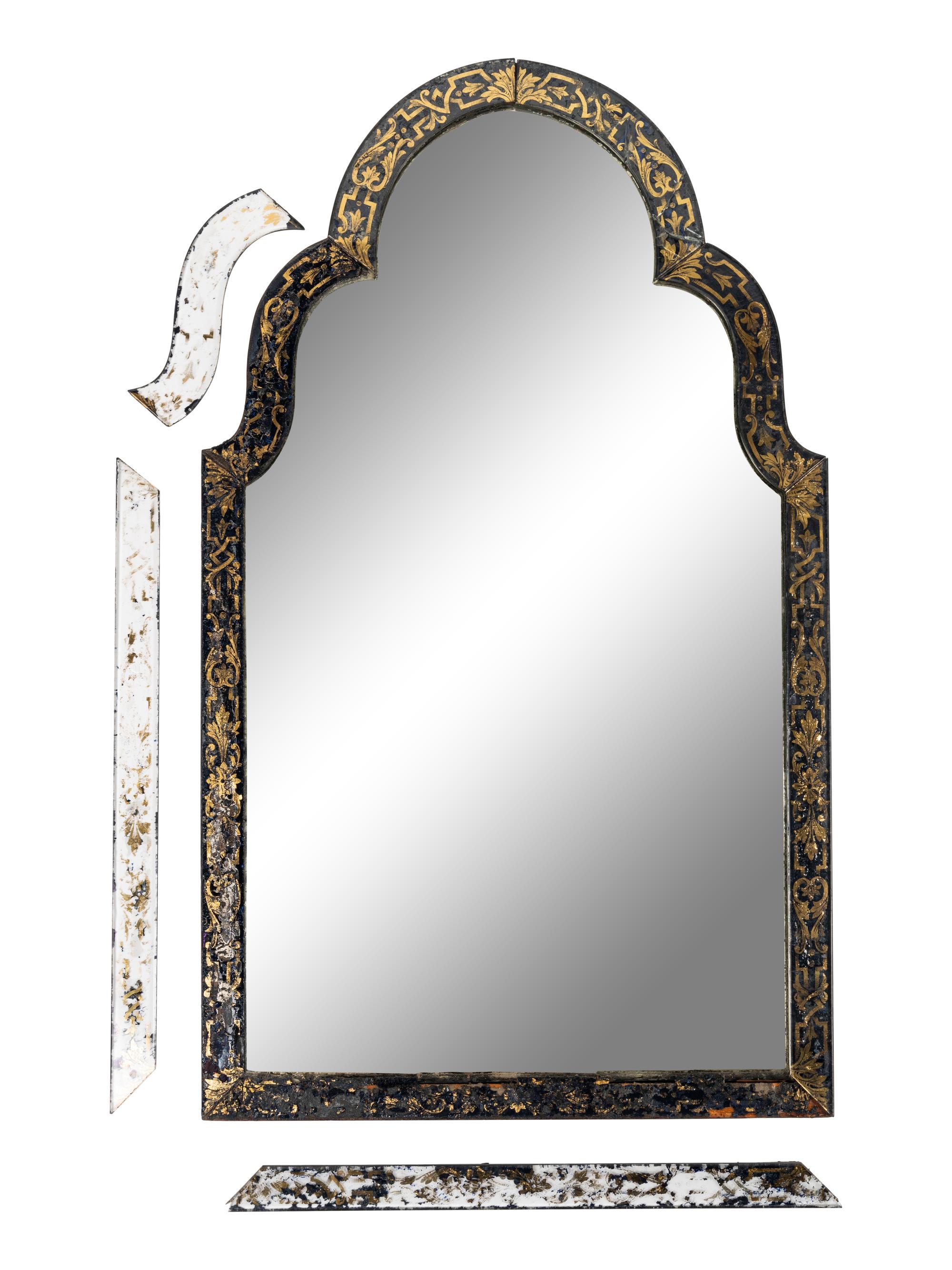 An Italian Églomisé Mirror