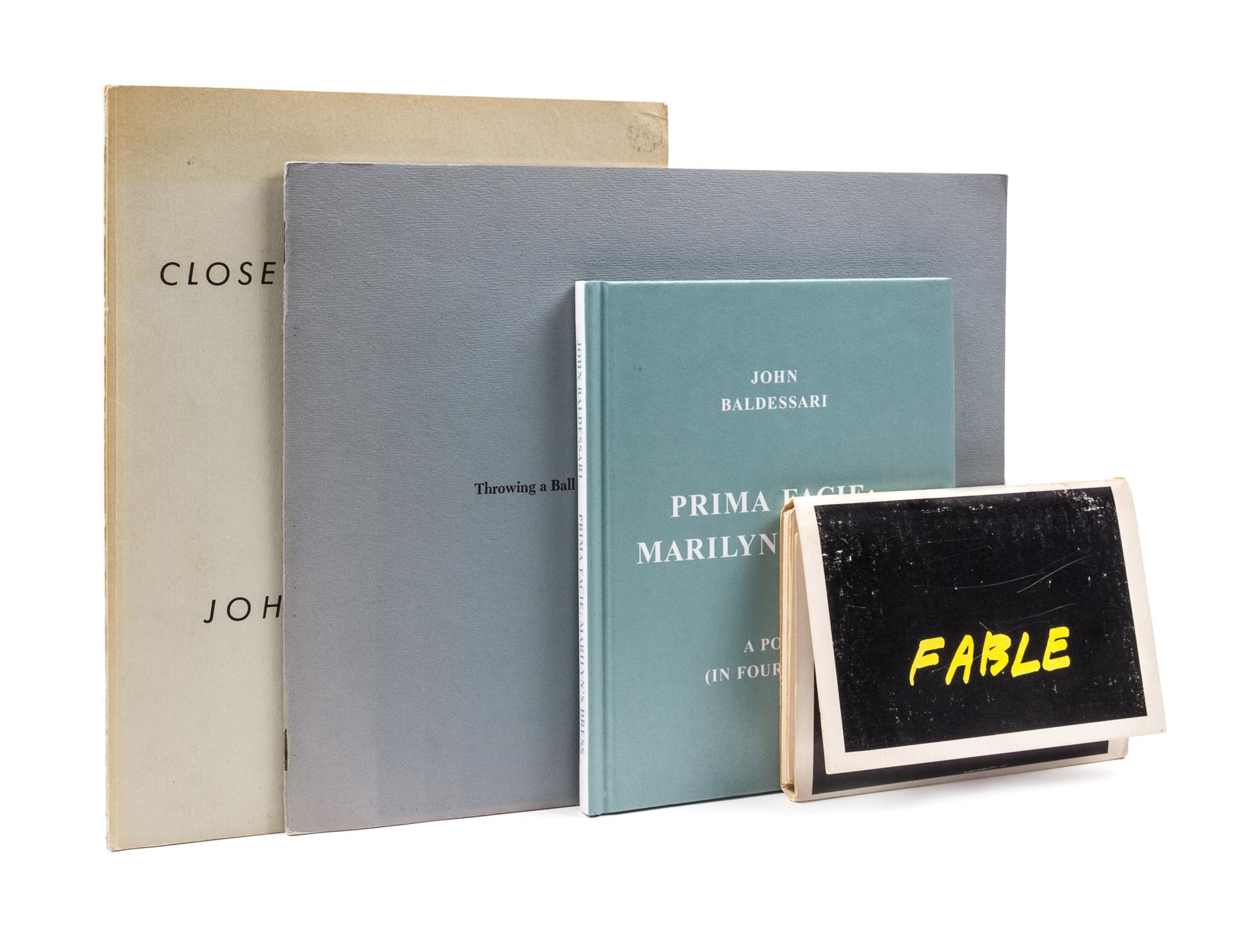 BALDESSARI, JOHN. Throwing a Ball Once to Get Three Melodies and Fifteen Chords. UC Irvine, 1975. With three others (4 total)