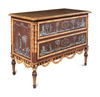 An Italian Style Painted Chest of Drawers