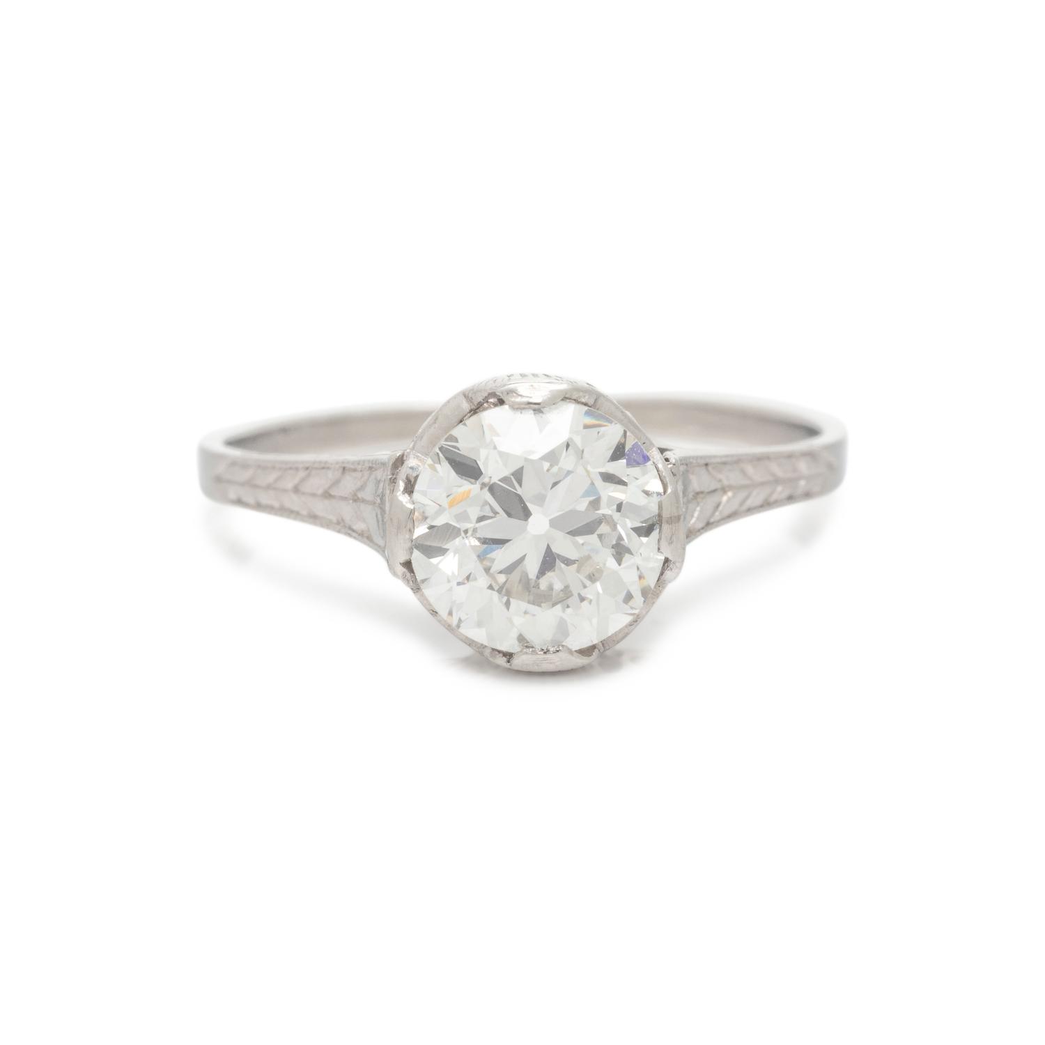 ART DECO, DIAMOND RING