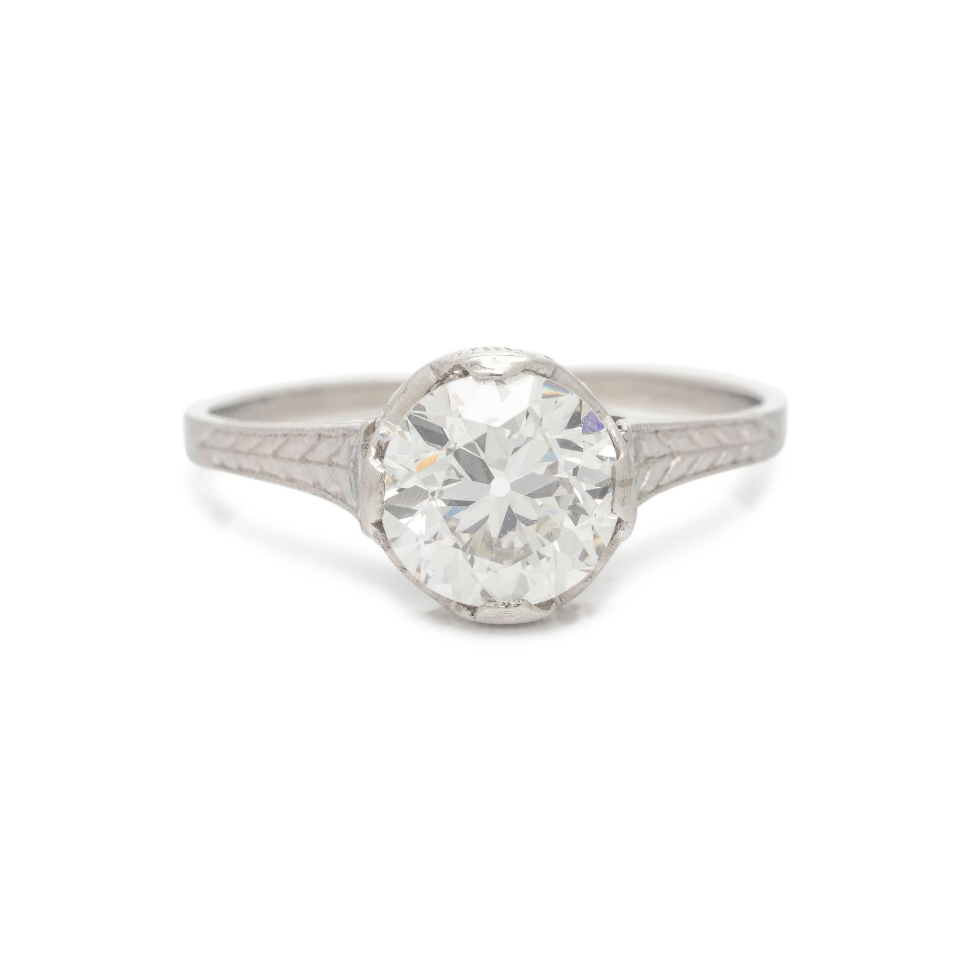 ART DECO, DIAMOND RING