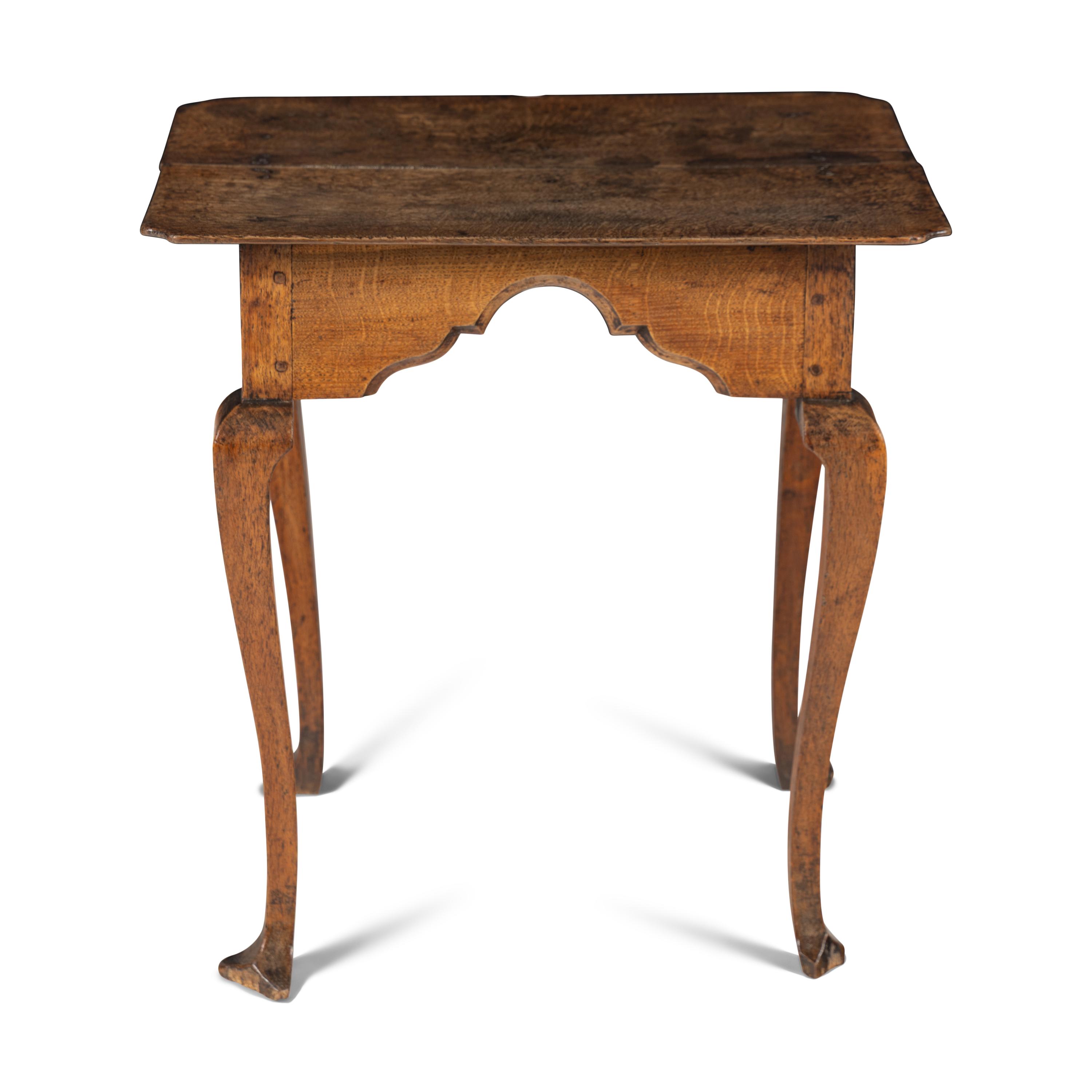 A Queen Anne Oak Side Table