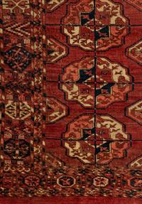 A Turkoman Wool Rug