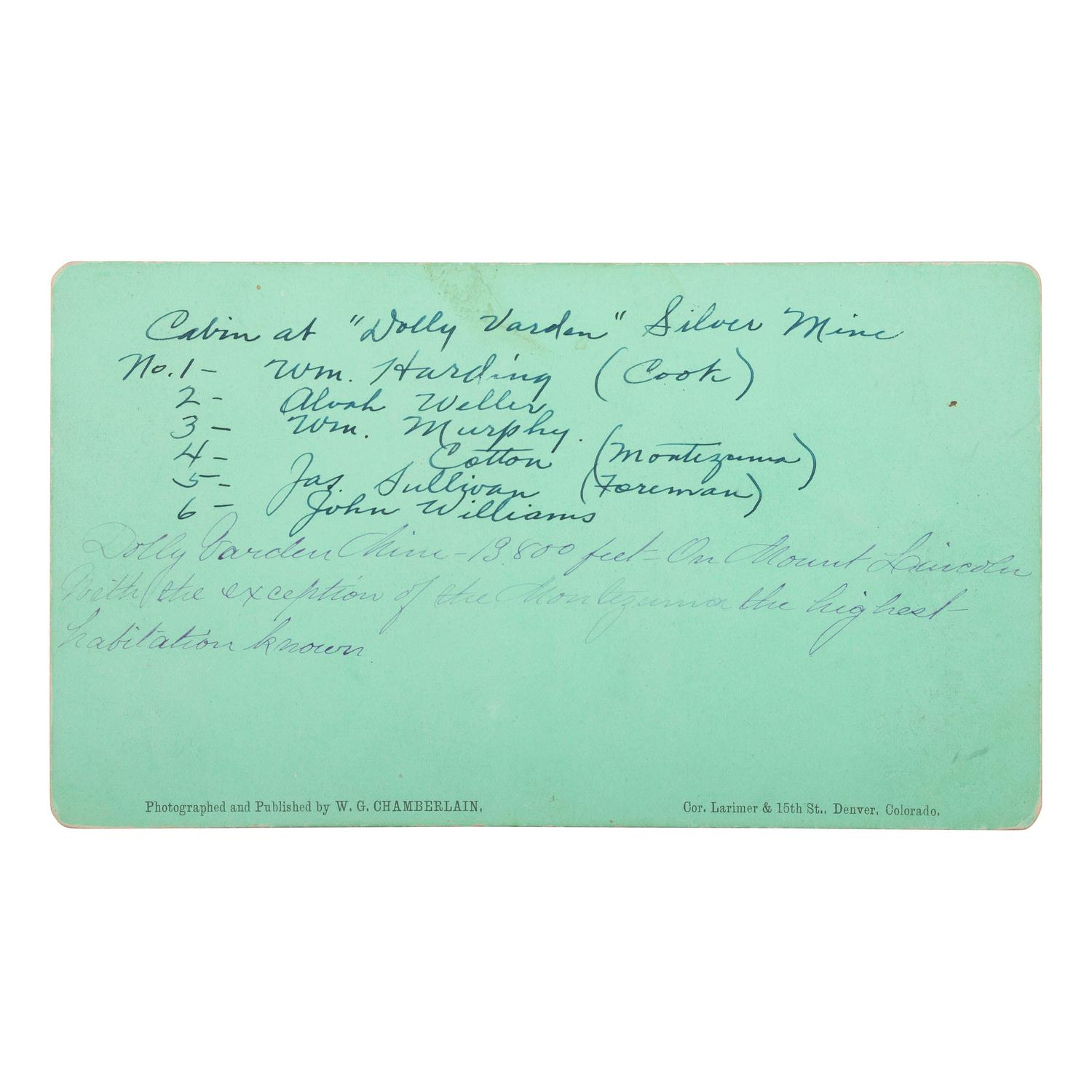 [MINING - COLORADO]. A group of stereoviews, photographs, and ephemera related to Cripple Creek and other mining areas of Colorado, comprising: