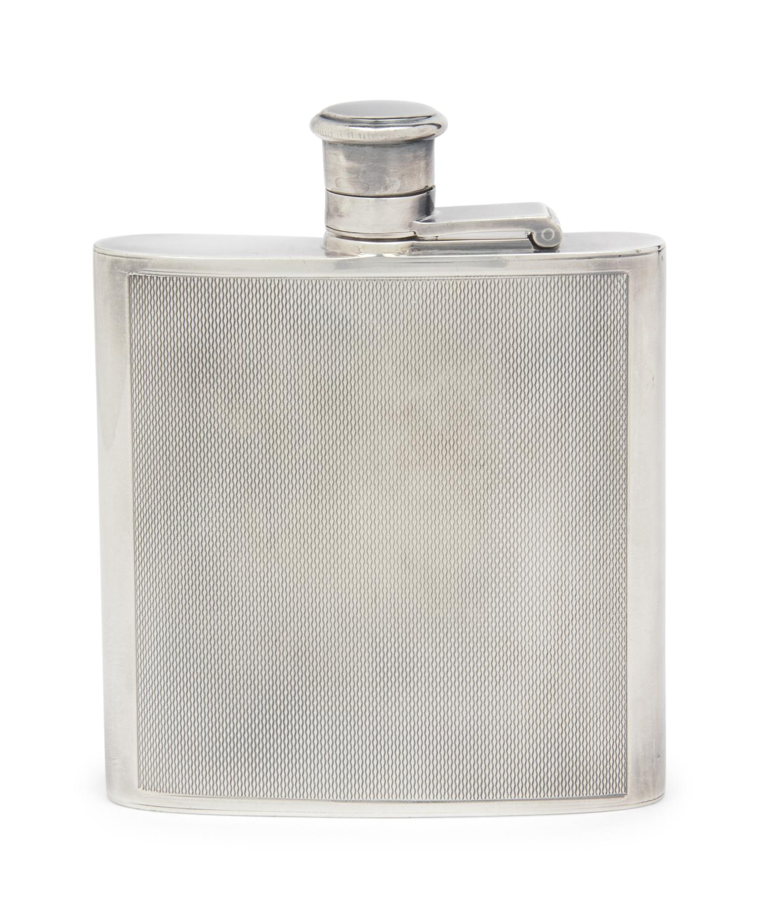 HERMÈS SILVER-PLATED FLASK