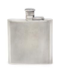 HERMÈS SILVER-PLATED FLASK
