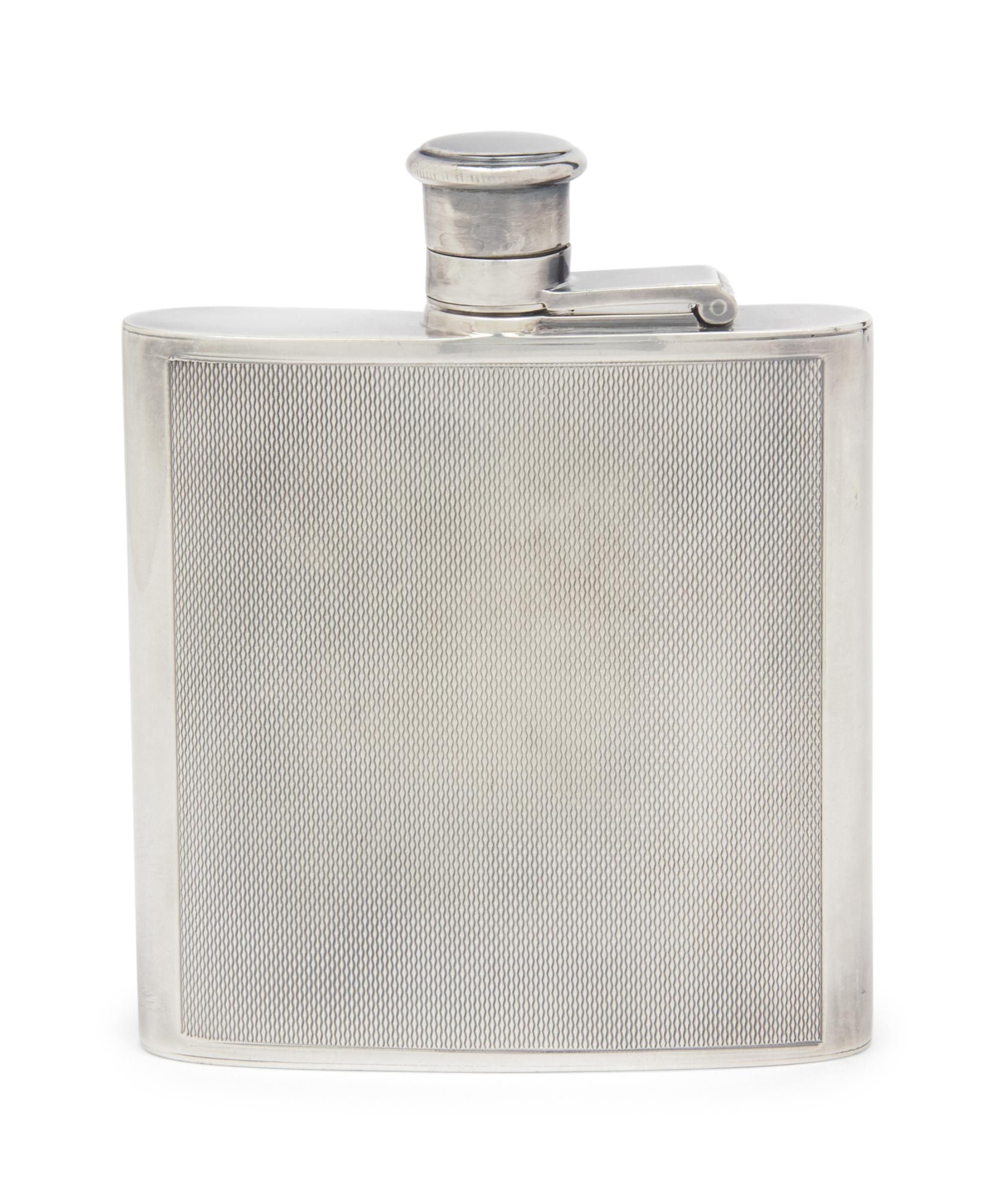HERMÈS SILVER-PLATED FLASK