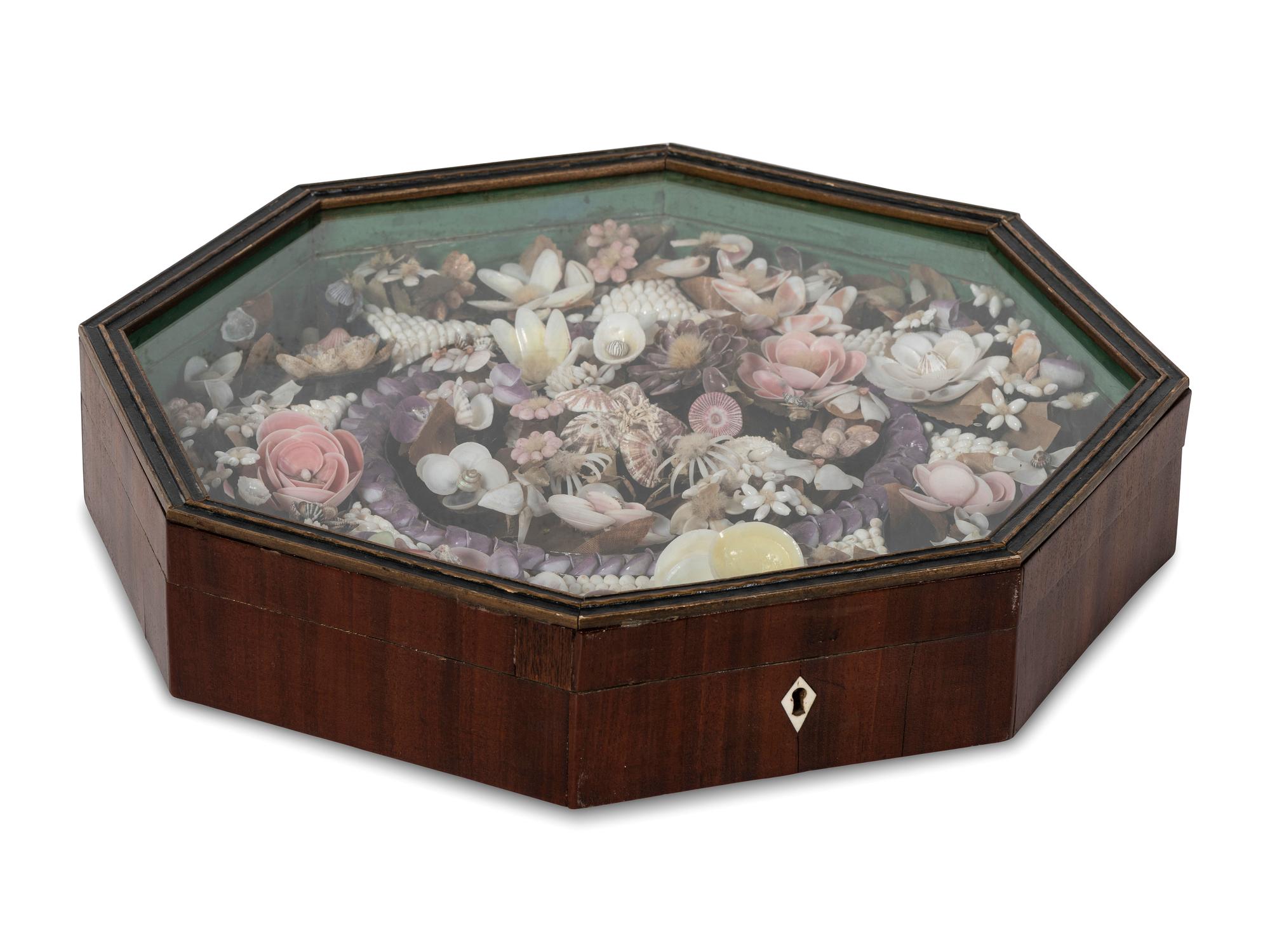 A Floral Shellwork Sailor's Valentine