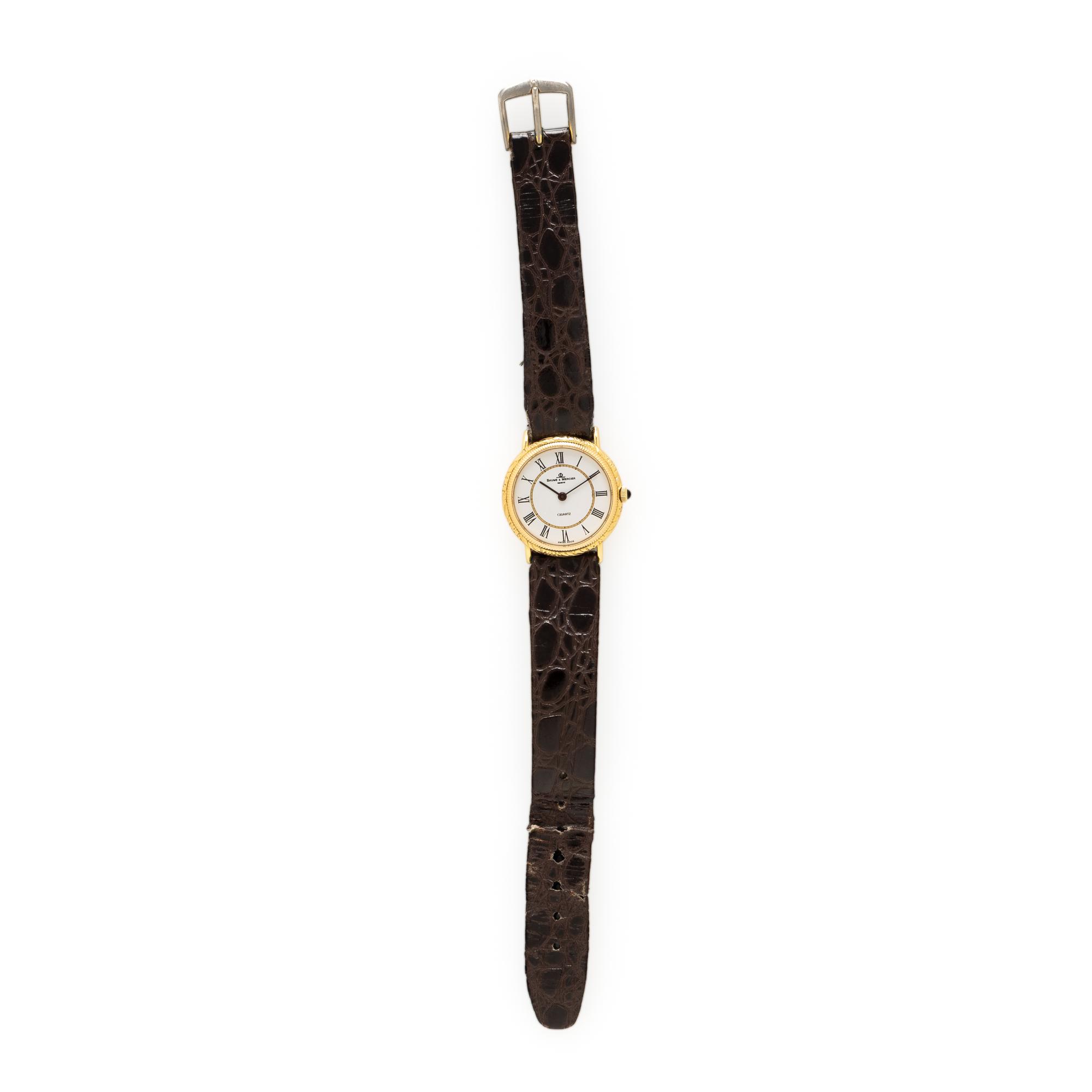 BAUME & MERCIER, 18K YELLOW GOLD WATCH