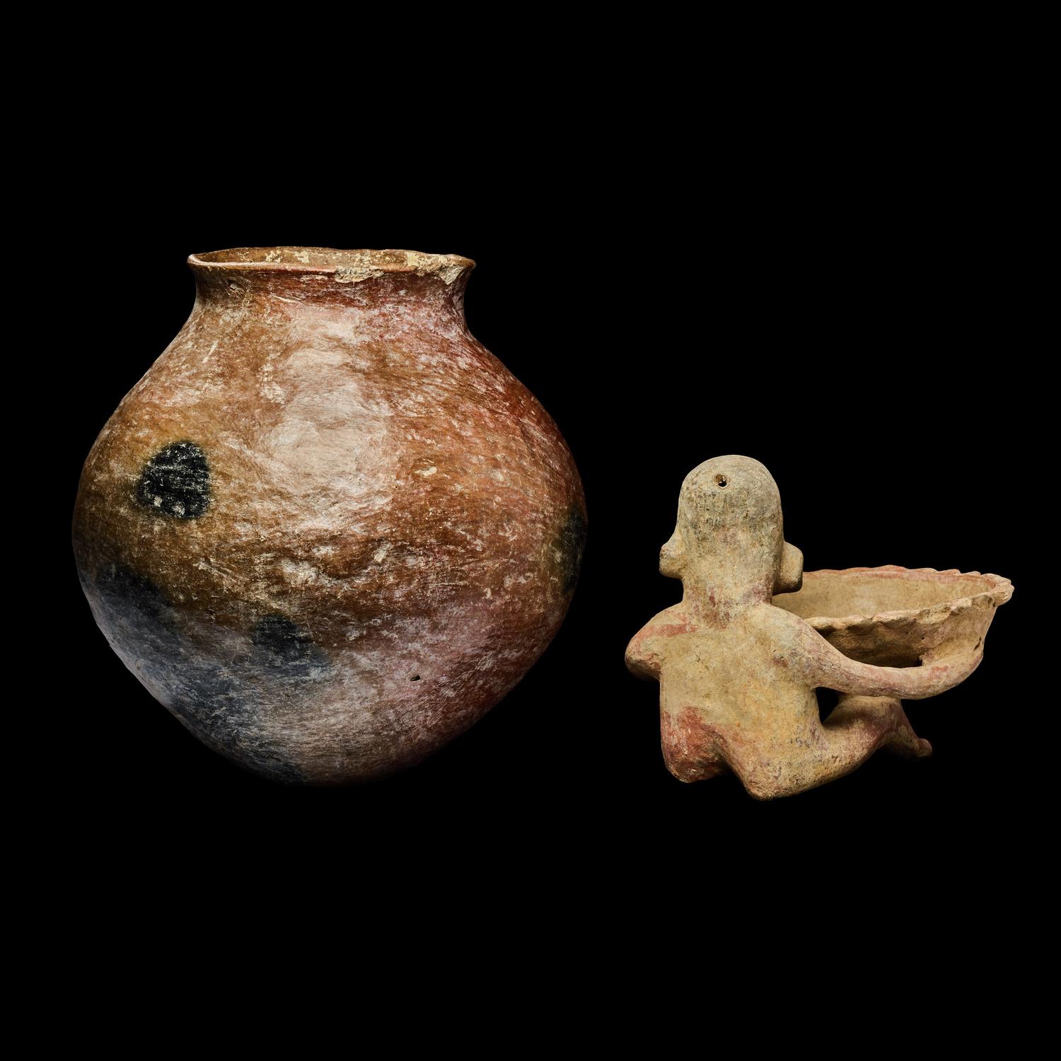A Group of 3 Pre-Columbian Terracotta Objects