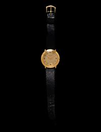 PATEK PHILIPPE, REF. 2501 18K YELLOW GOLD 'DISCO VOLANTE' WATCH