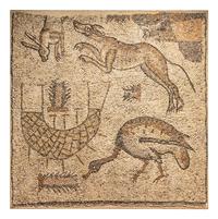 A Late Roman Stone Mosaic of a Hunting Scene