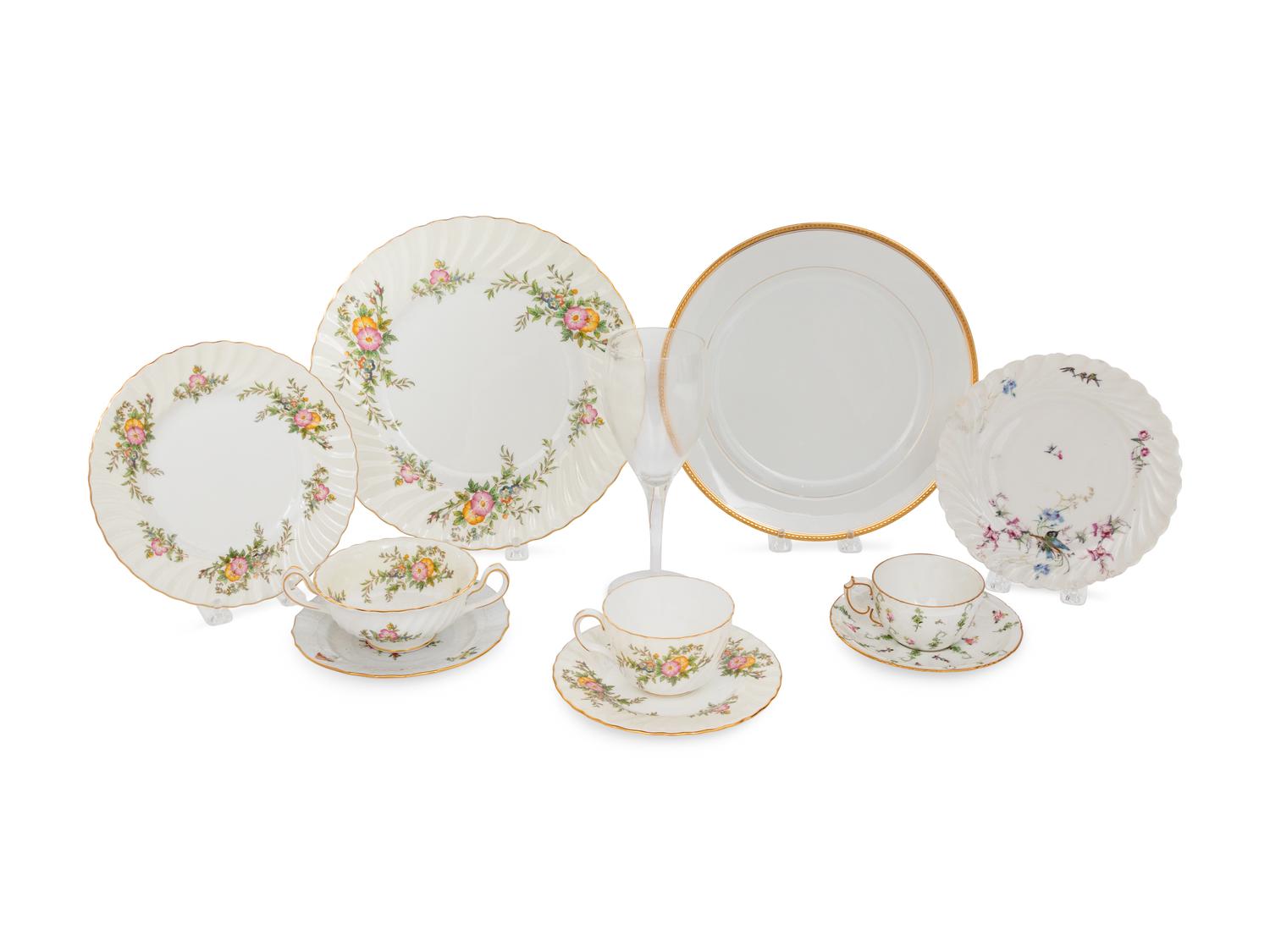 A Group of Porcelain Dinner Services