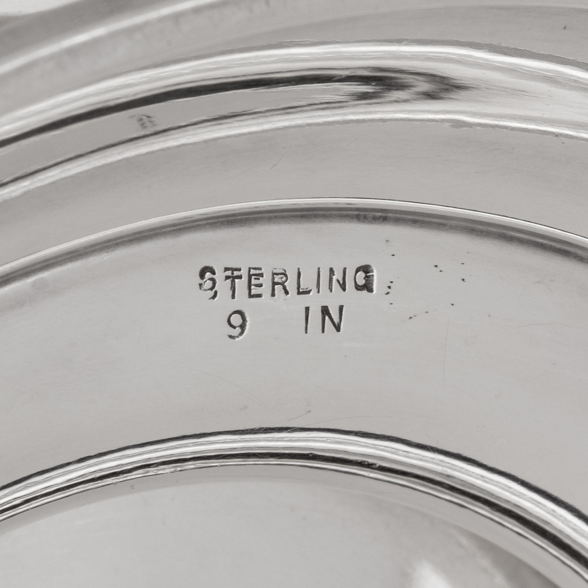 An American Silver Center Bowl
