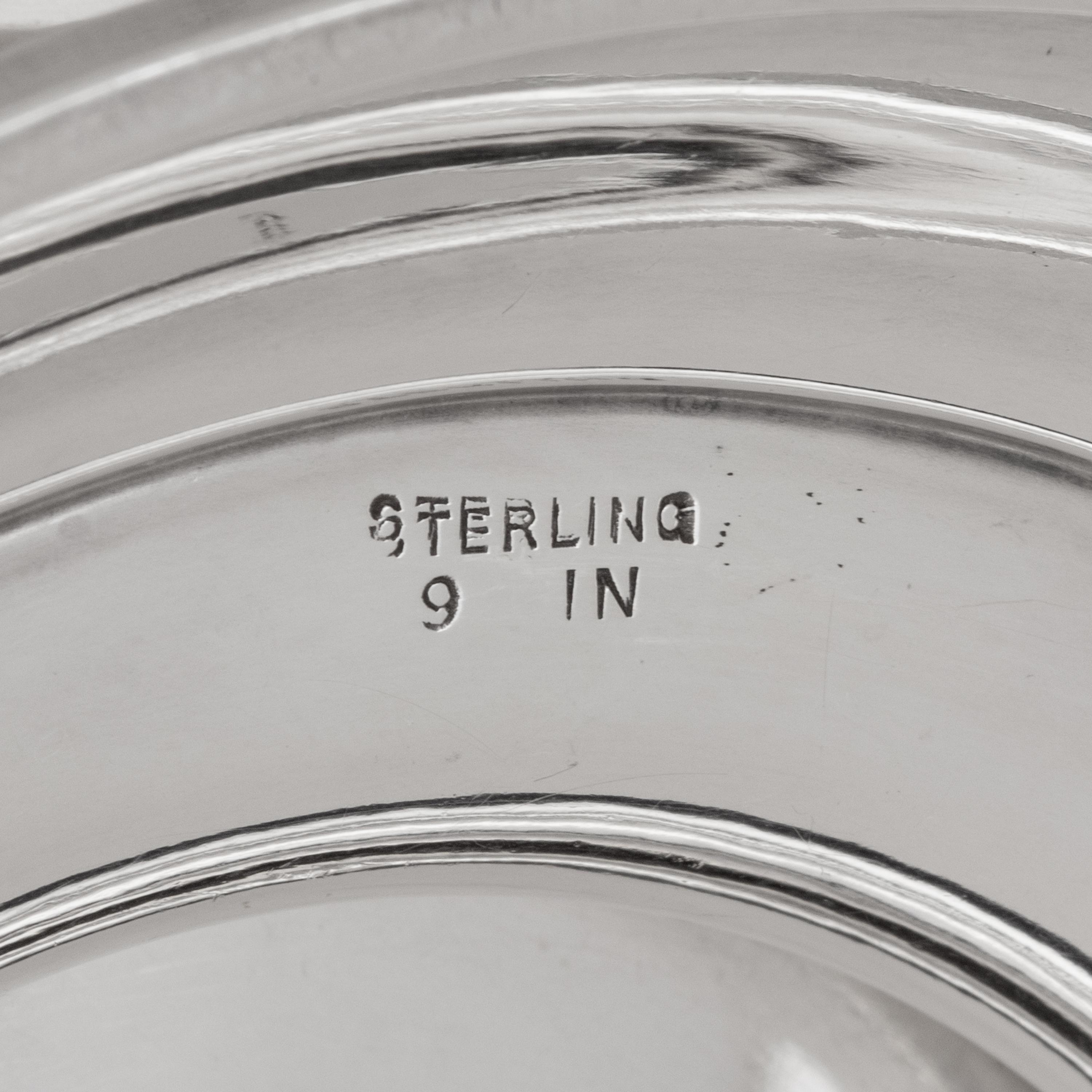 An American Silver Center Bowl
