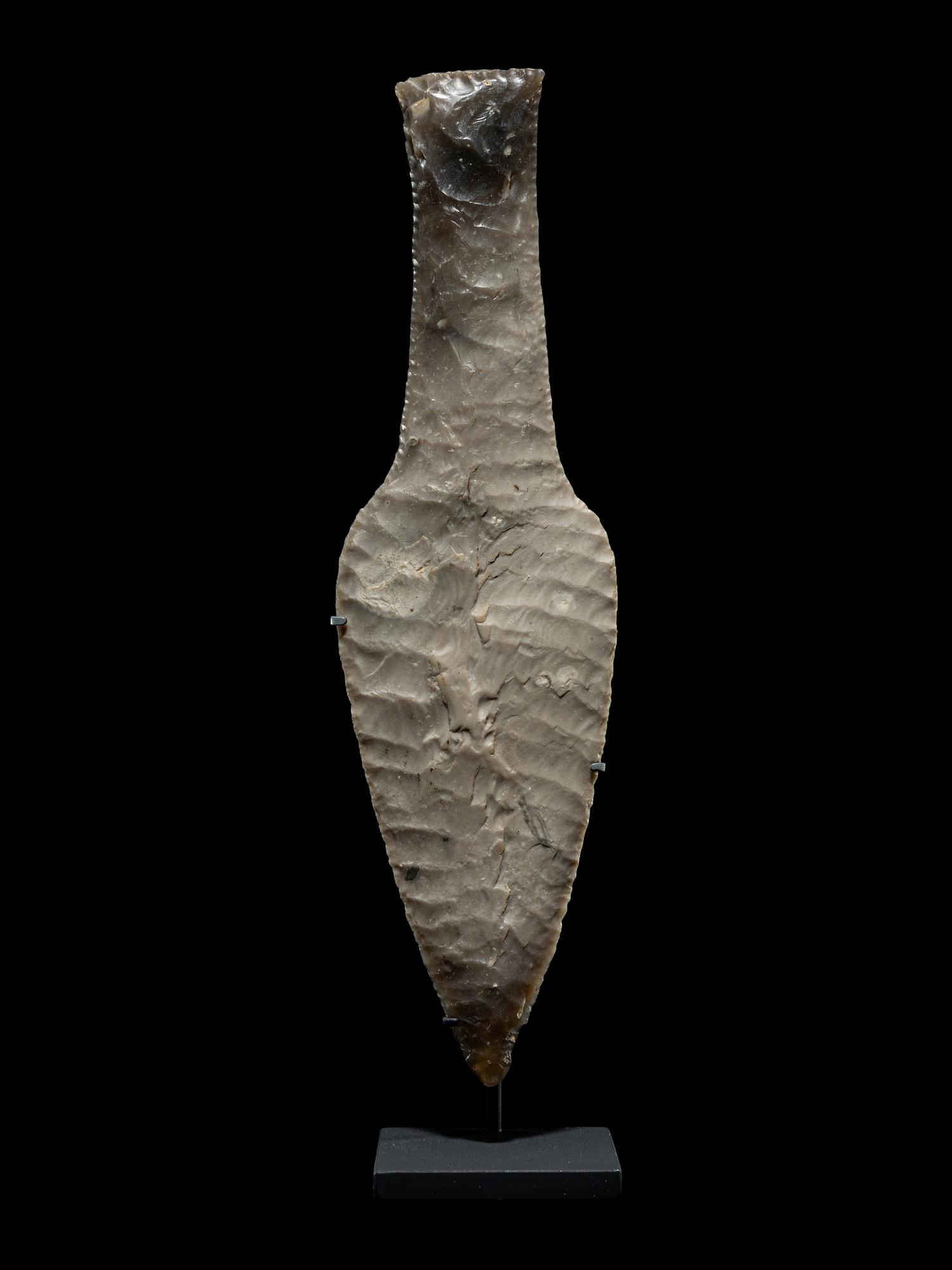 A Neolithic Flint Fishtail Dagger