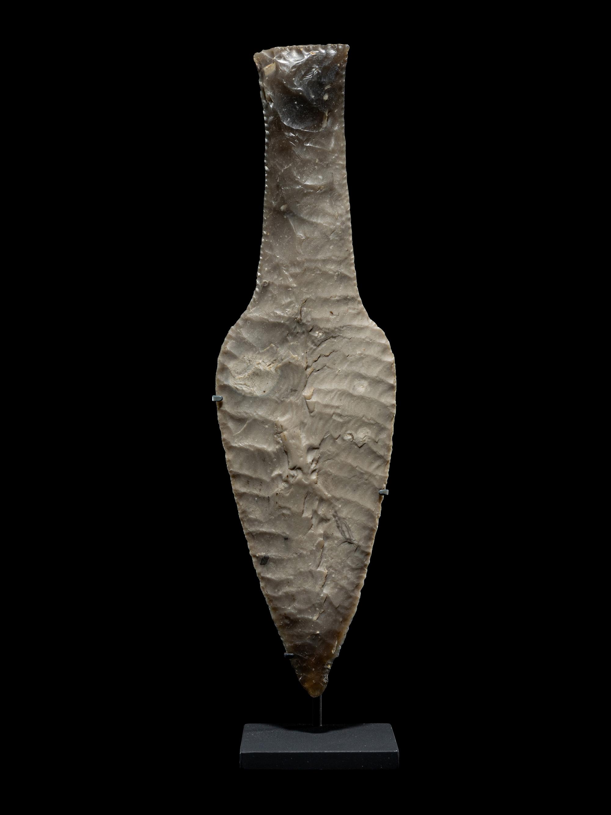 A Neolithic Flint Fishtail Dagger