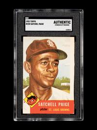 A 1953 Topps Satchel Paige Baseball Card No. 220 (SGC AUTHENTIC)