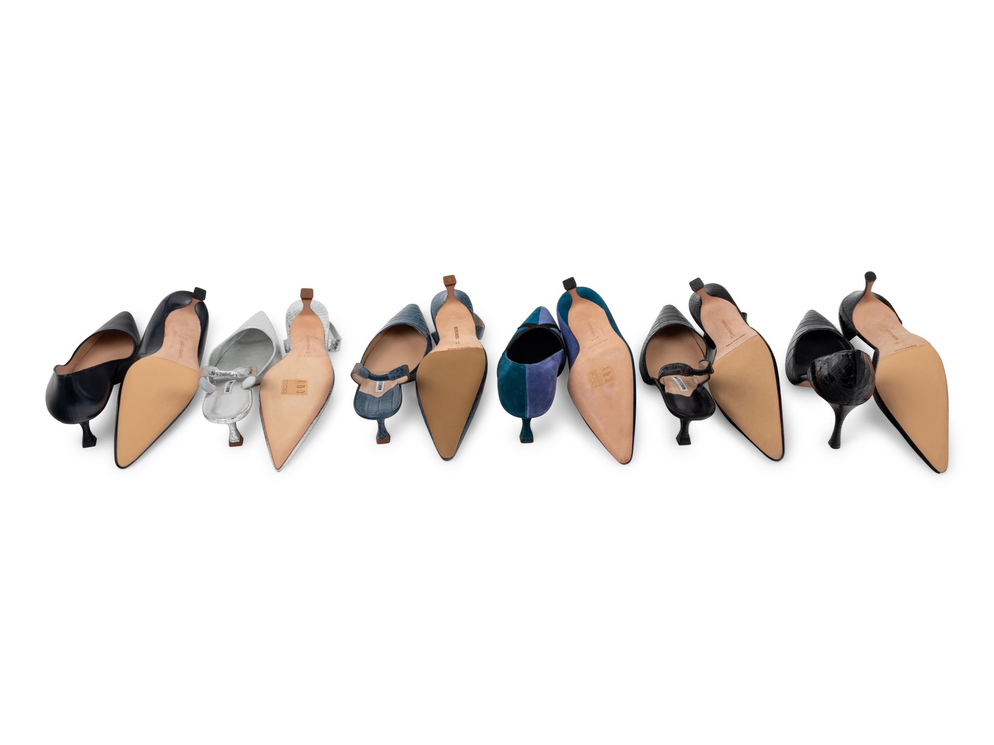 Eleven Pairs of Manolo Blahnik Heels