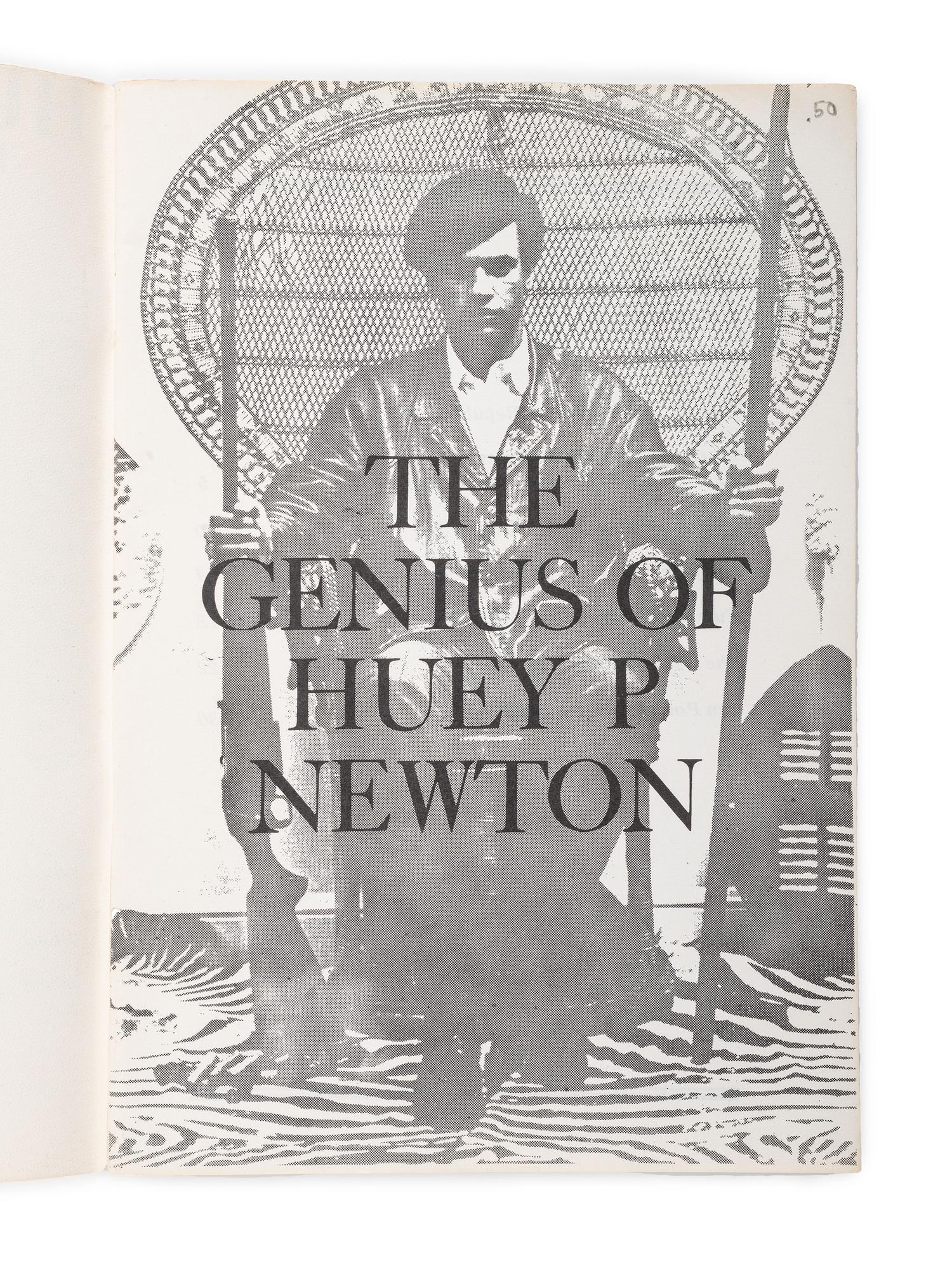 [BLACK PANTHERS]. The Genius of Huey P. Newton . [San Francisco, CA]: [Black Panther Party], ca 1970.
