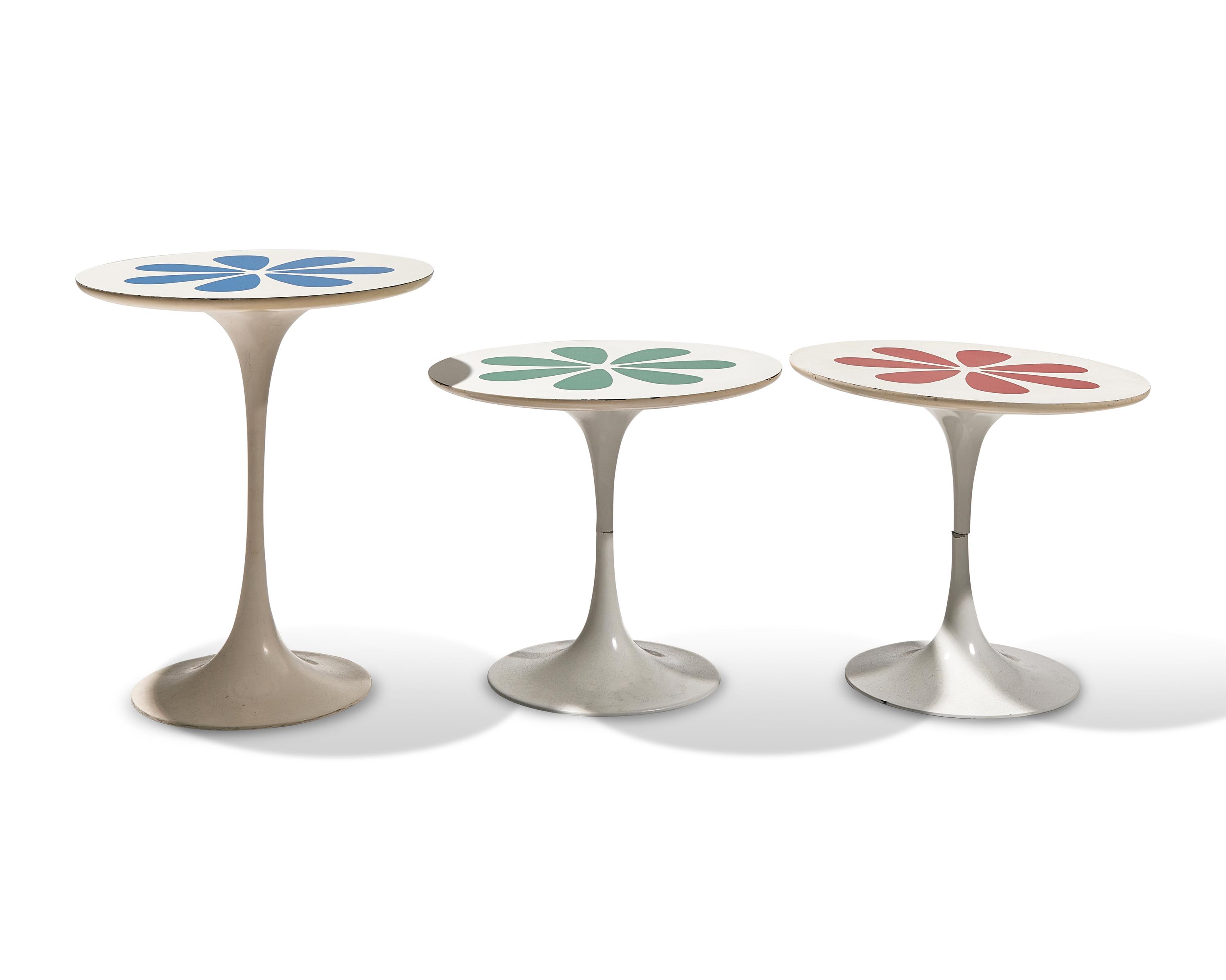 Three Tulip Style Tables for Arkana, c. 1960
