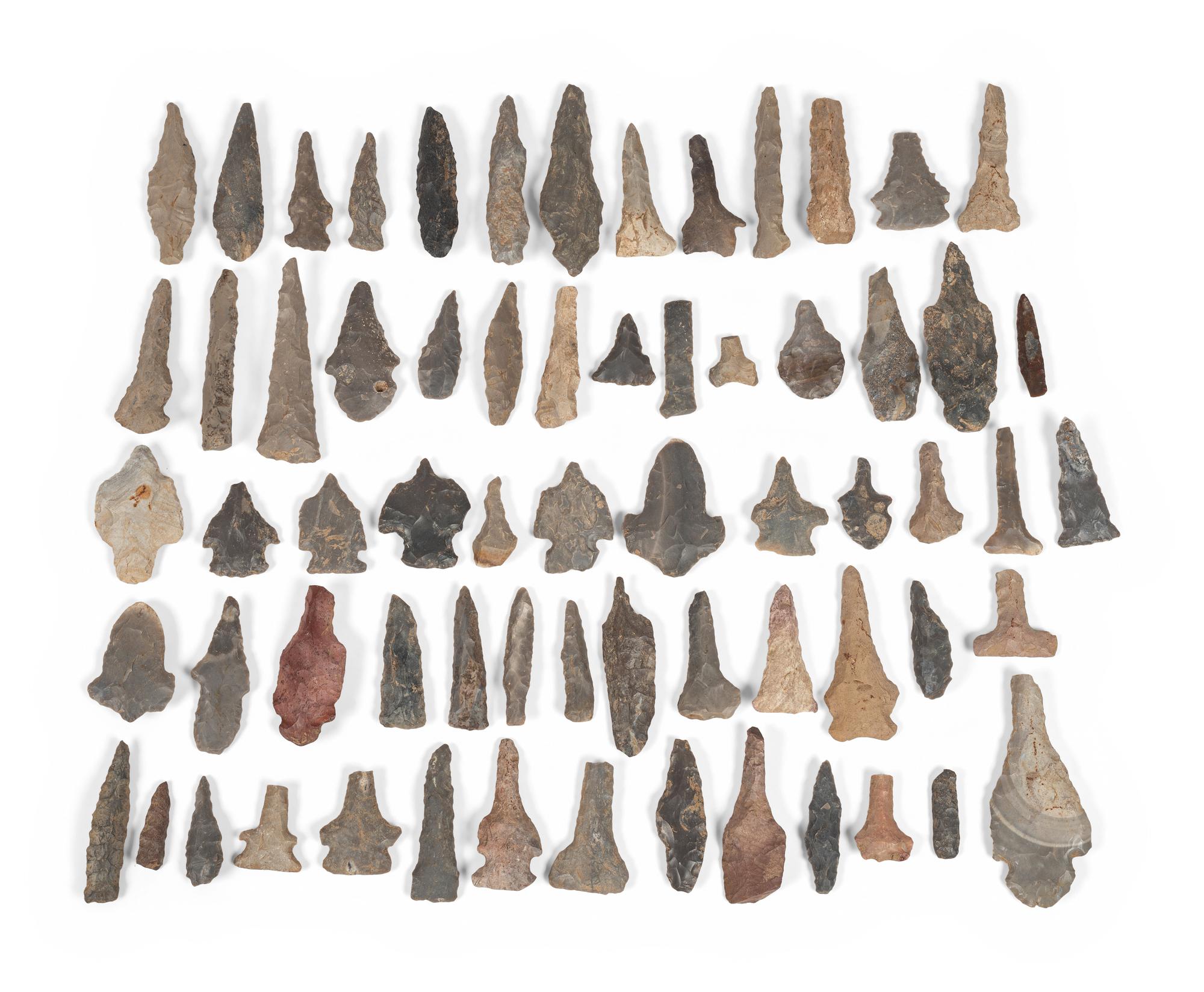 A Group of Drills and Drill Fragments