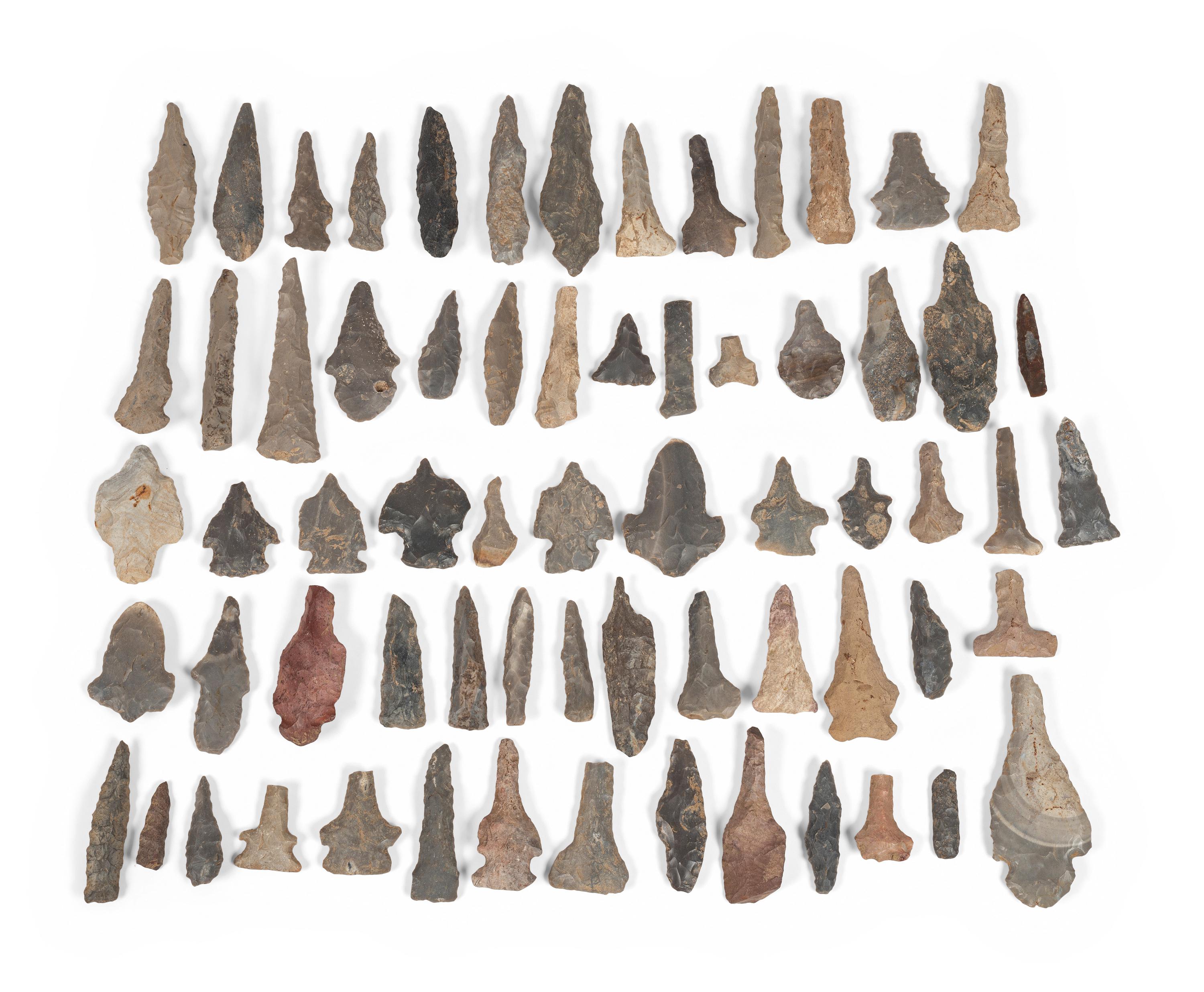 A Group of Drills and Drill Fragments