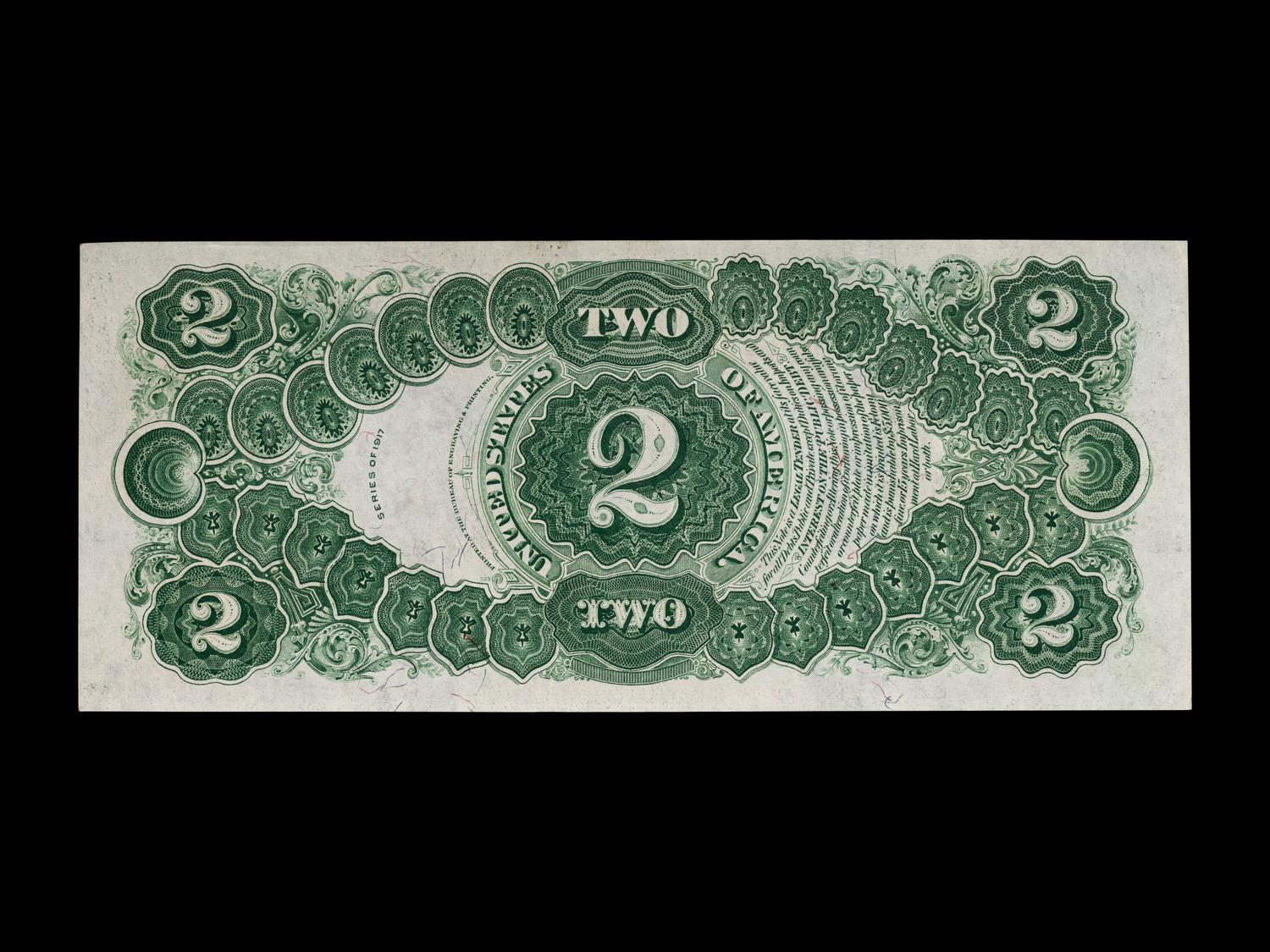A Series 1917 $2 Legal Tender Note [Fr. 60] (PCGS-C Choice New 63PPQ)
