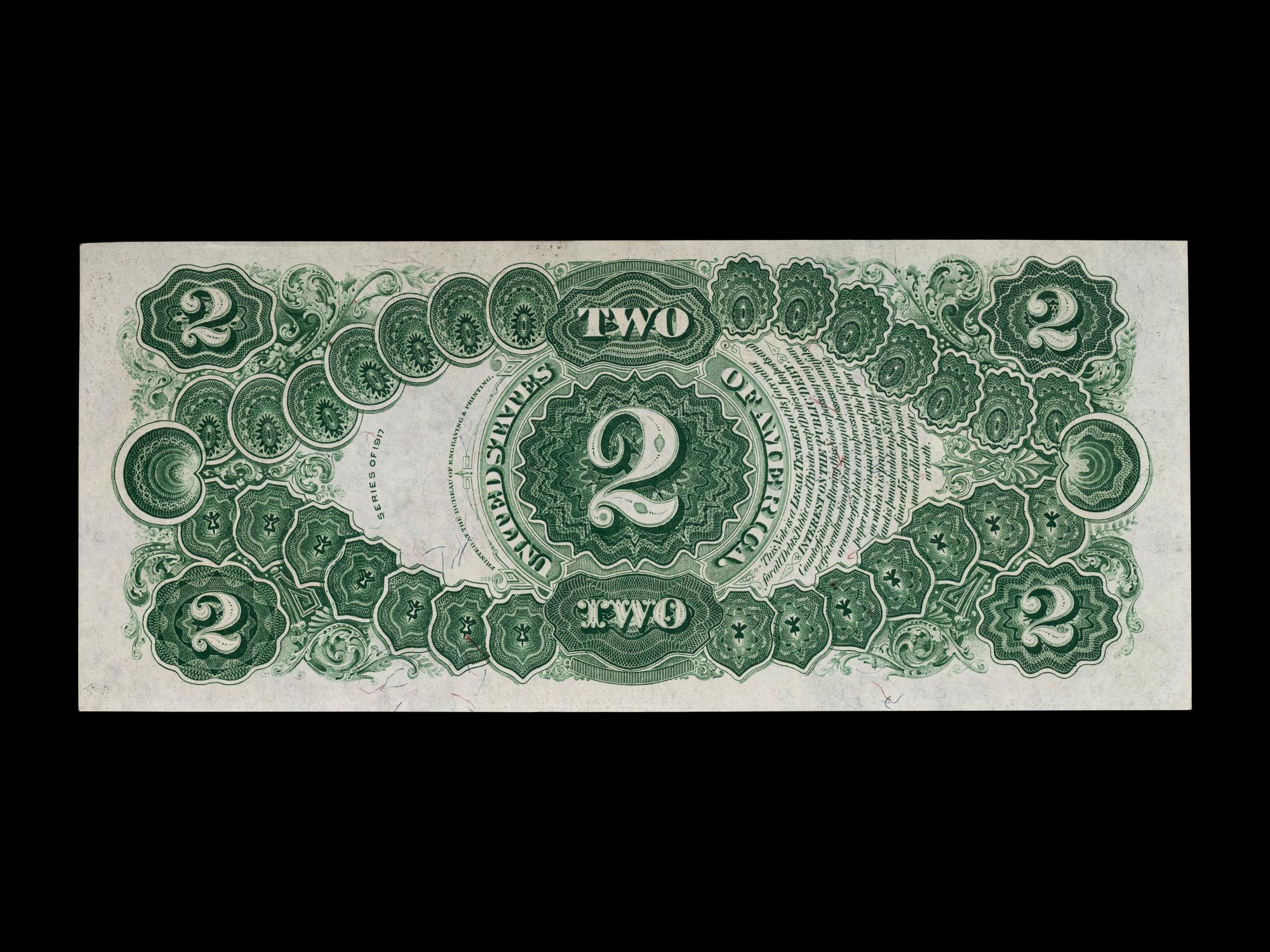 A Series 1917 $2 Legal Tender Note [Fr. 60] (PCGS-C Choice New 63PPQ)