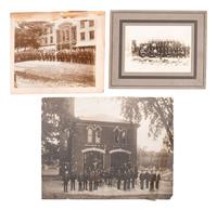 [EARLY PHOTOGRAPHY] -- [OCCUPATIONAL]. A group of 19 images related to firefighting.