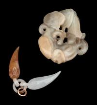 Four Chinese Jadeite Jewelry