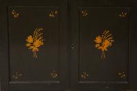 A Pair of English Painted Waterfall Bookcases