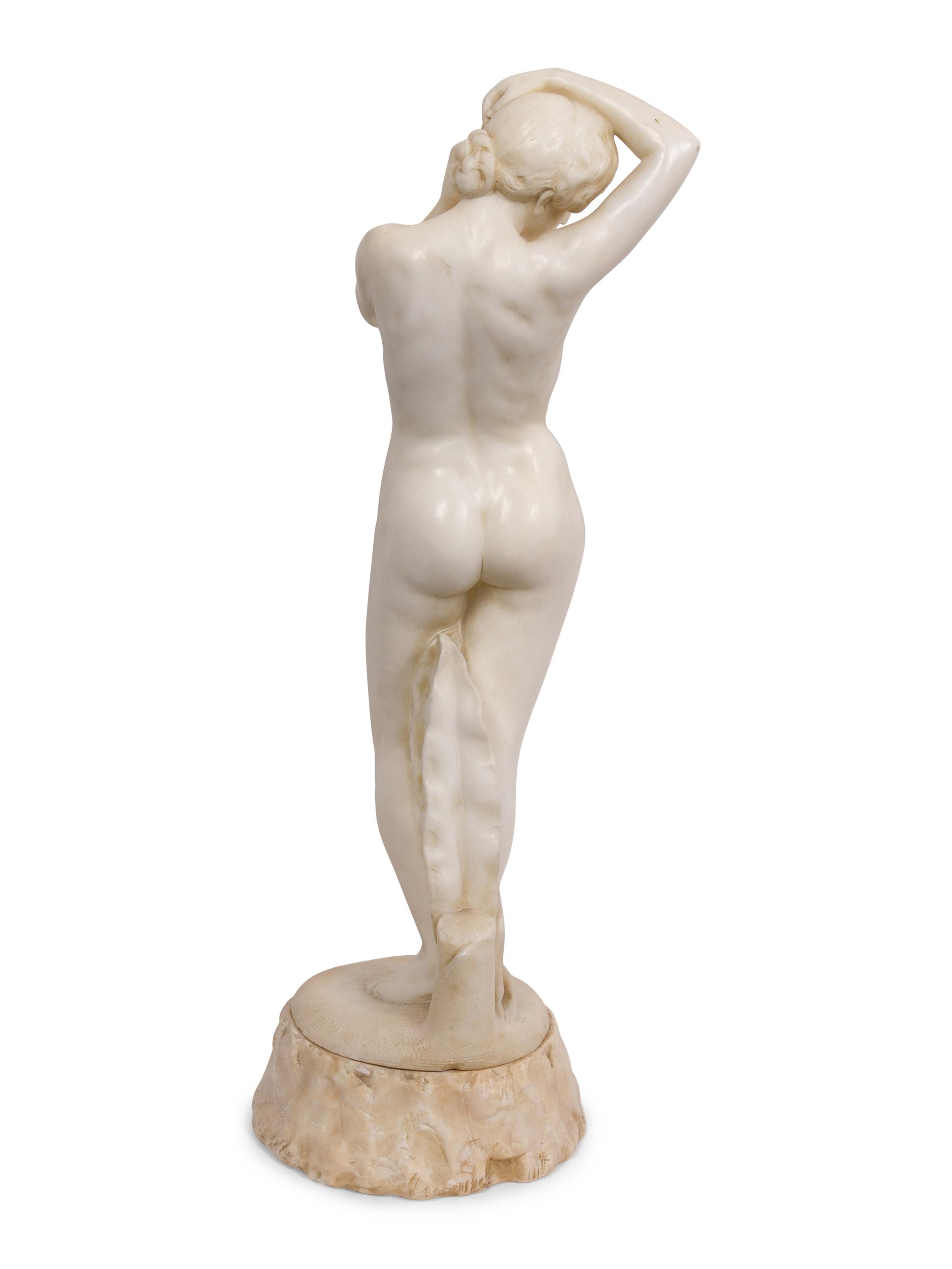 An Alabaster Sculpture of Venus