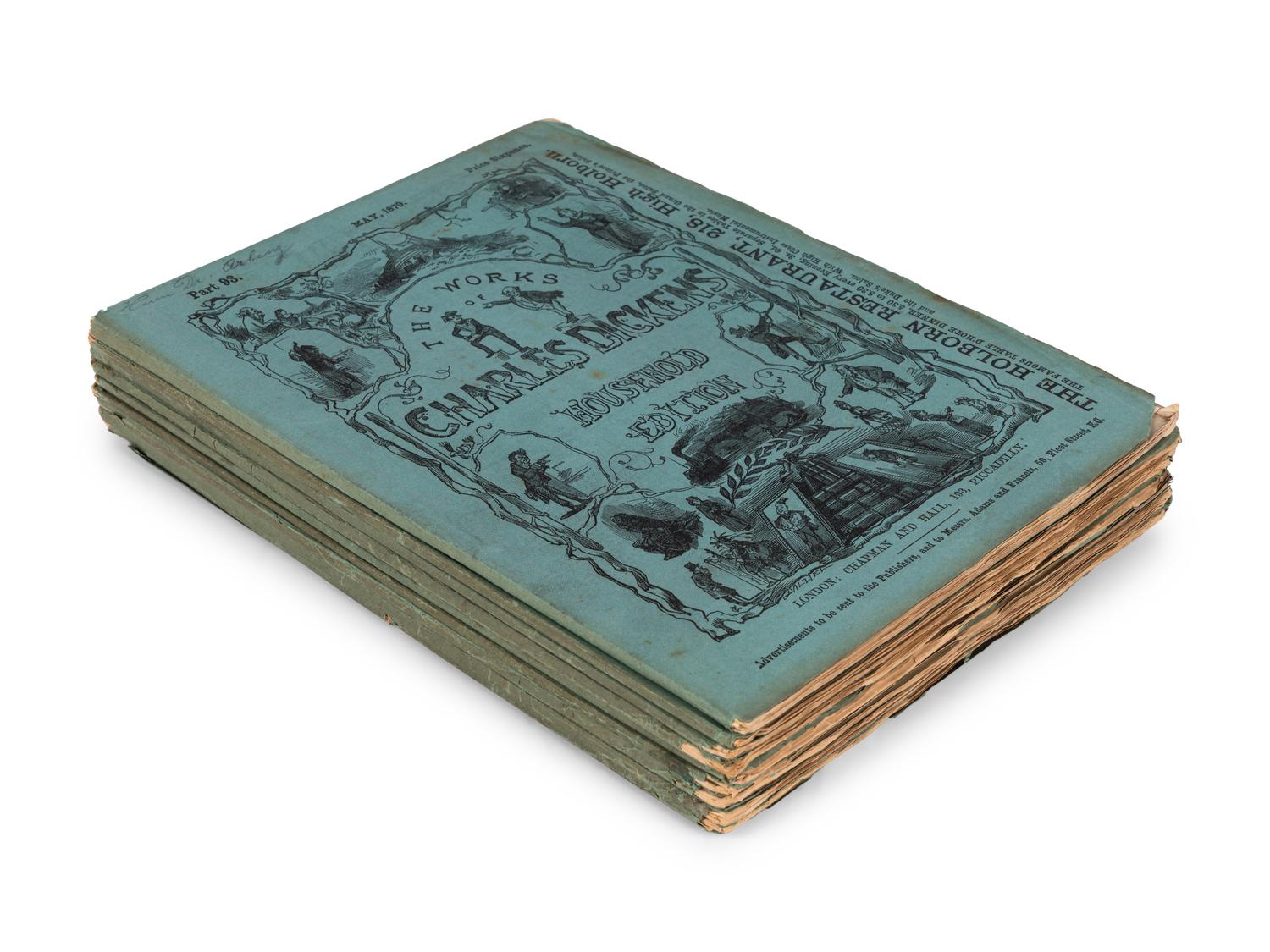 DICKENS, Charles (1812-1870). The Works of Charles Dickens. "Household Edition ." London: Chapman and Hall, July 1871 - January 1880.