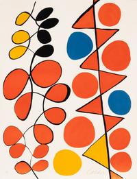 Alexander Calder (American, 1898–1976) — Vertical Flags, ca. 1970