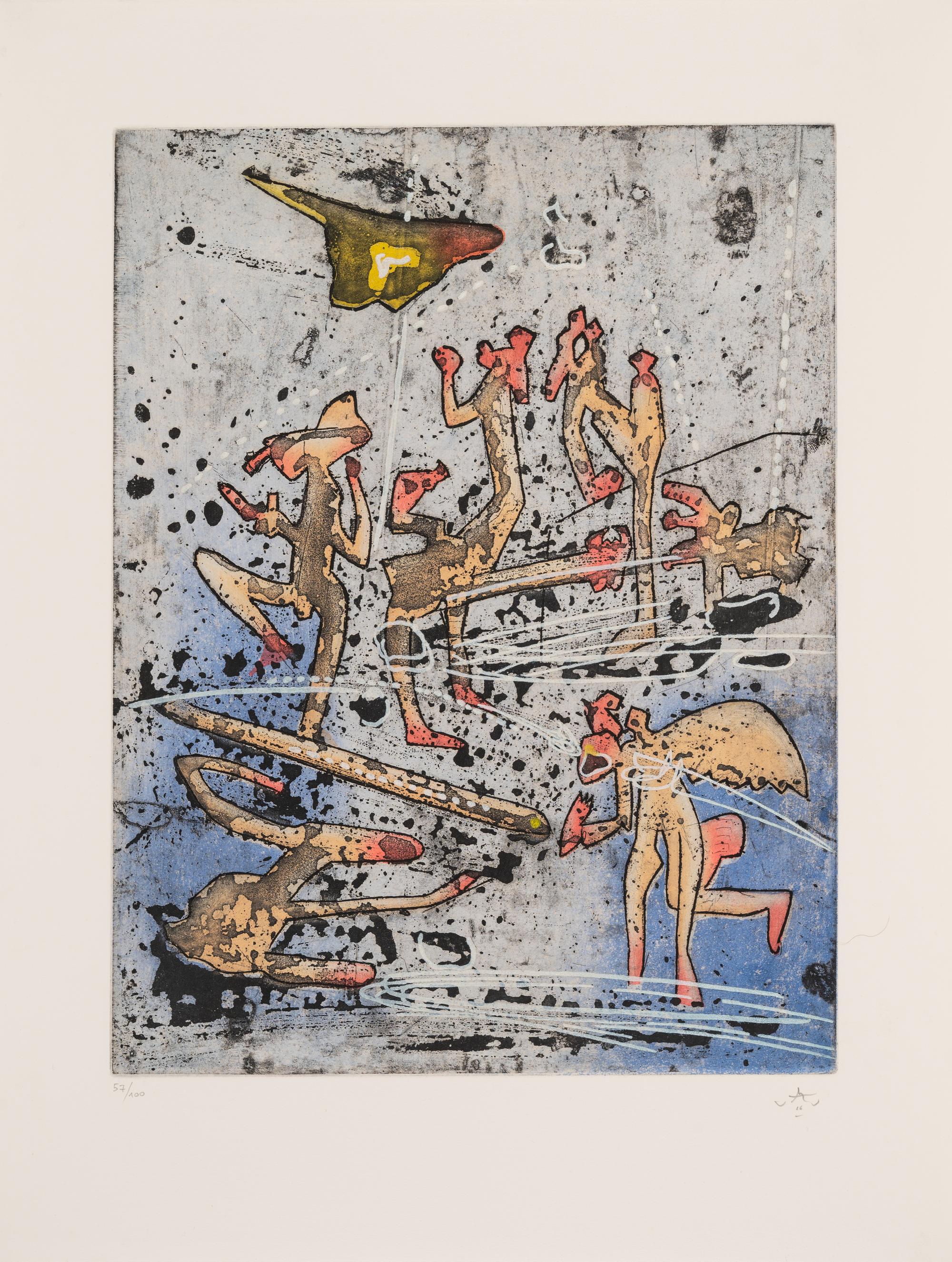 L'Ame du Tarot de Theleme (complete portfolio with blue cloth case)