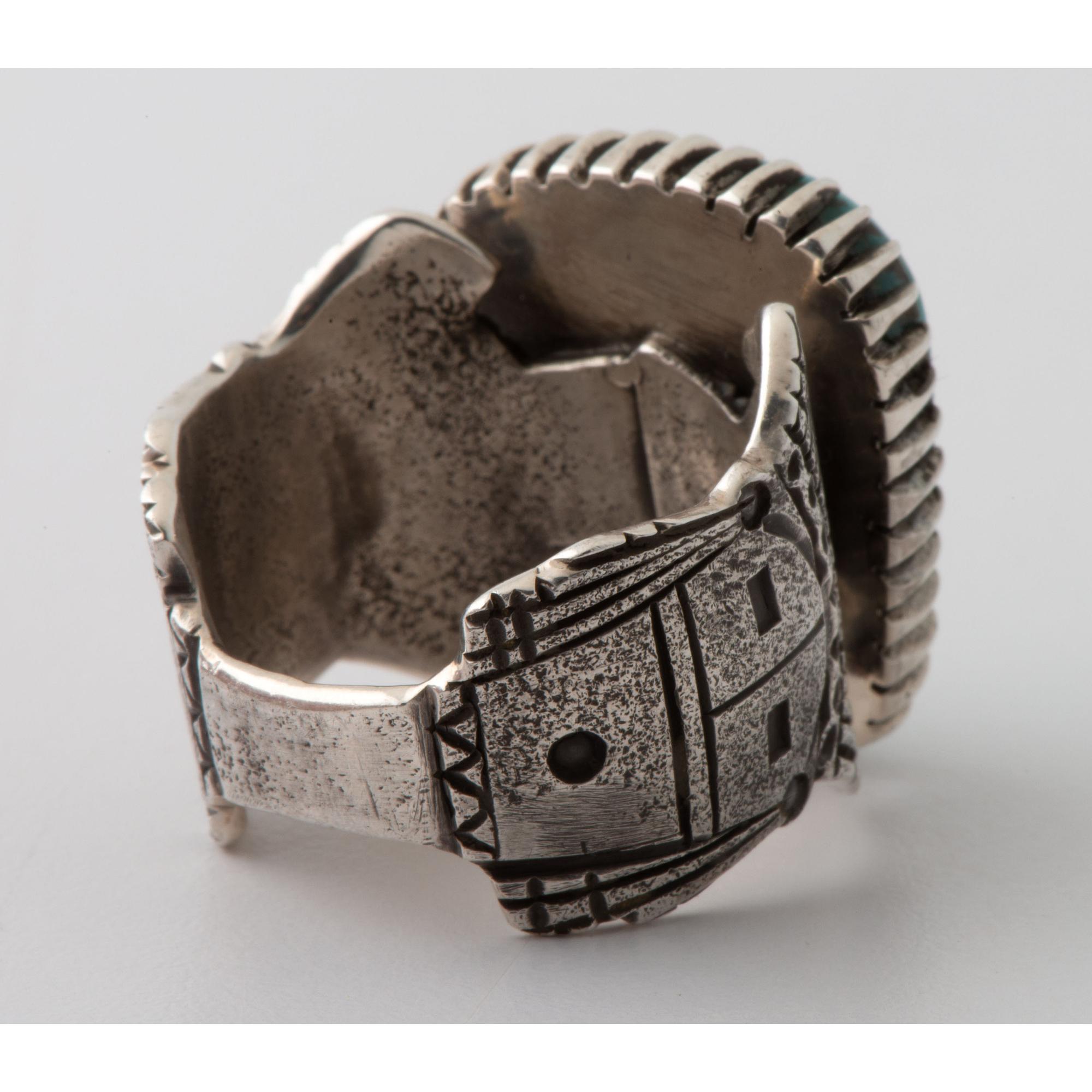 Silver and Turquoise Ring