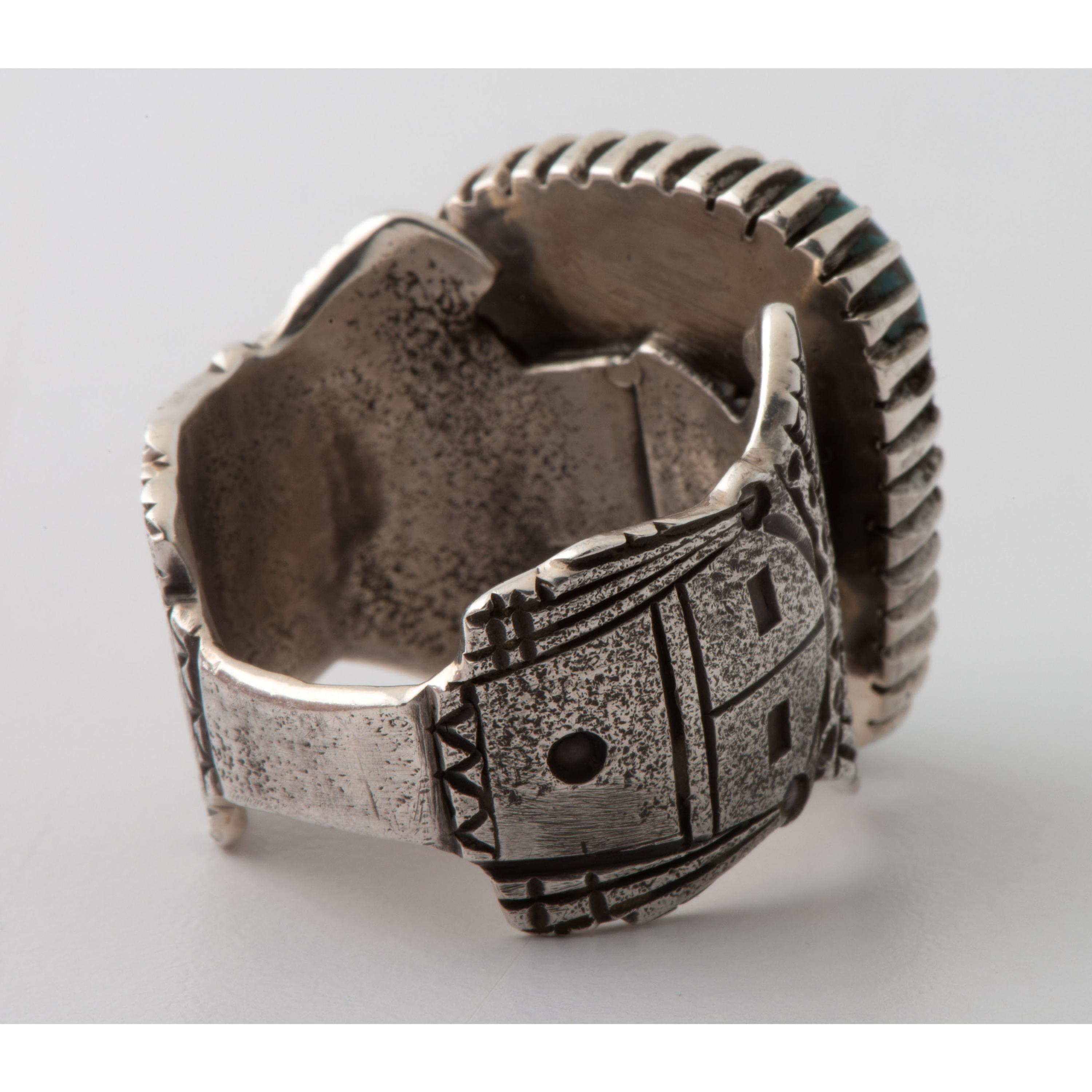 Silver and Turquoise Ring