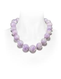 ANGELA PINTALDI, LAVENDER JADEITE BEAD NECKLACE